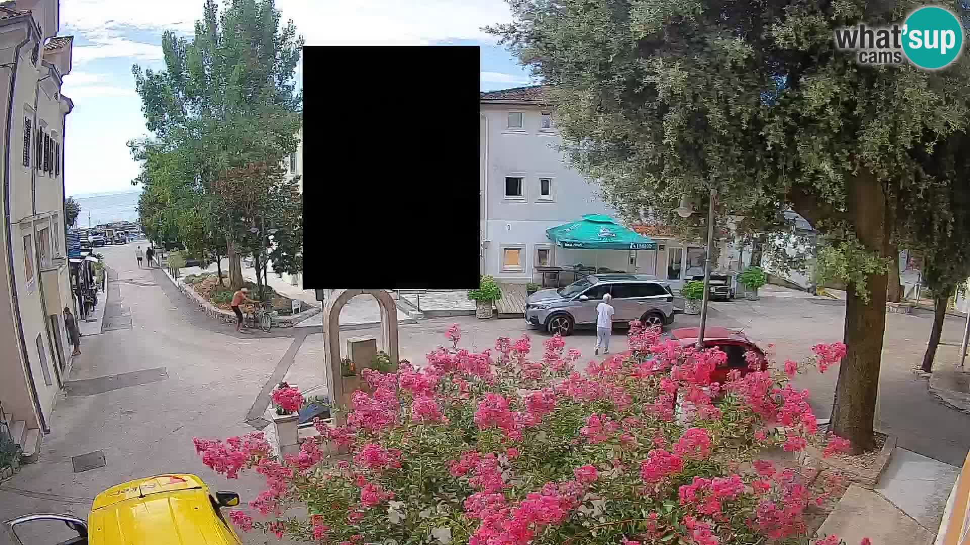 Webcam Mošćenička Draga Zentrum – Liveblick auf das Ortszentrum
