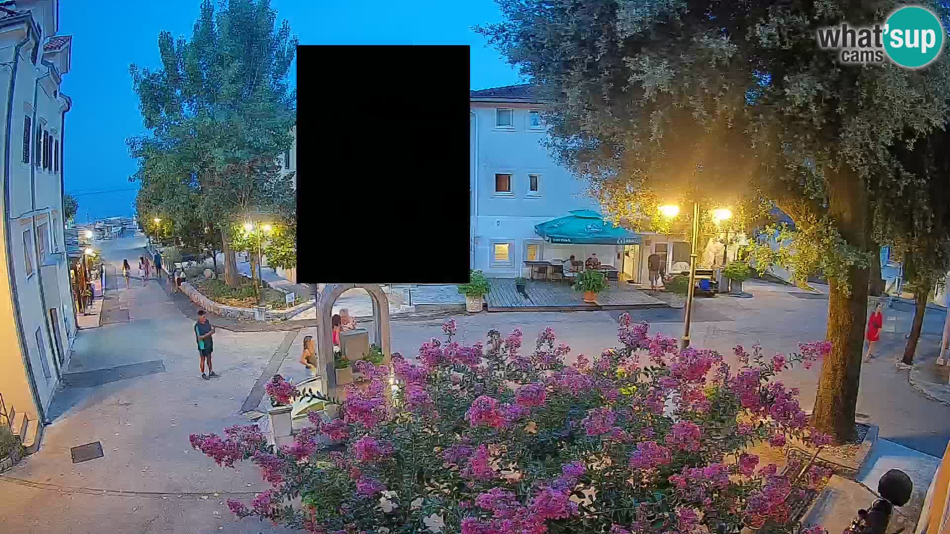 Webcam Mošćenička Draga Zentrum – Liveblick auf das Ortszentrum