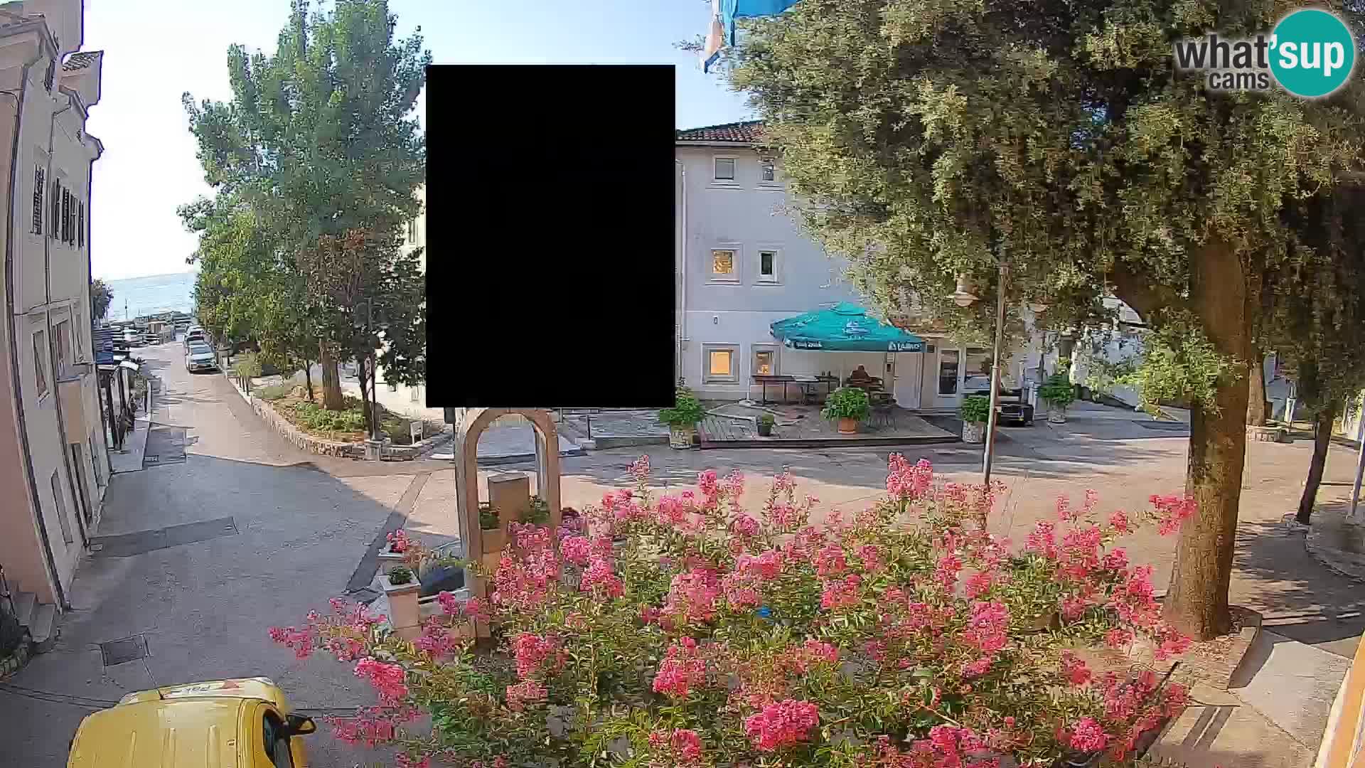 Web kamera centar Mošćeničke Drage – Pogled uživo