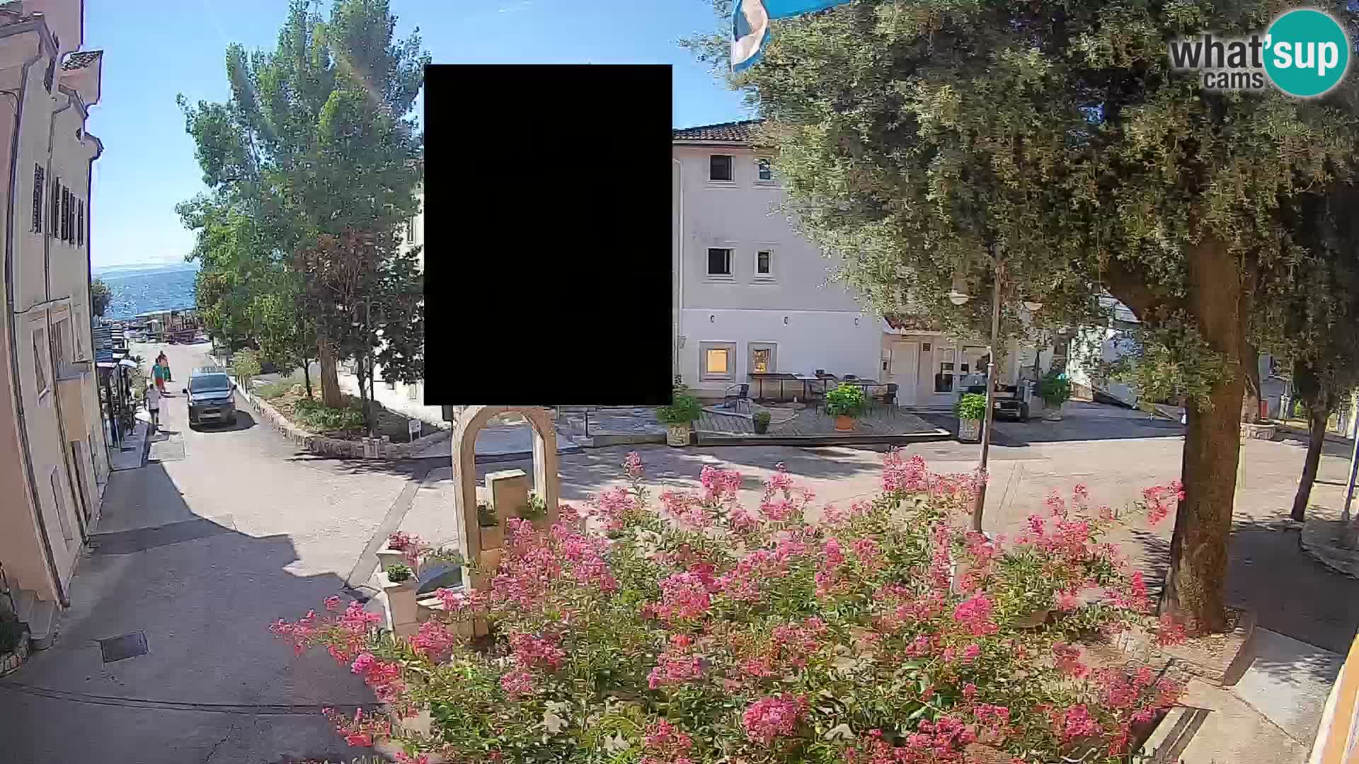 Webcam centre de Mošćenička Draga – Vue en direct du centre-ville