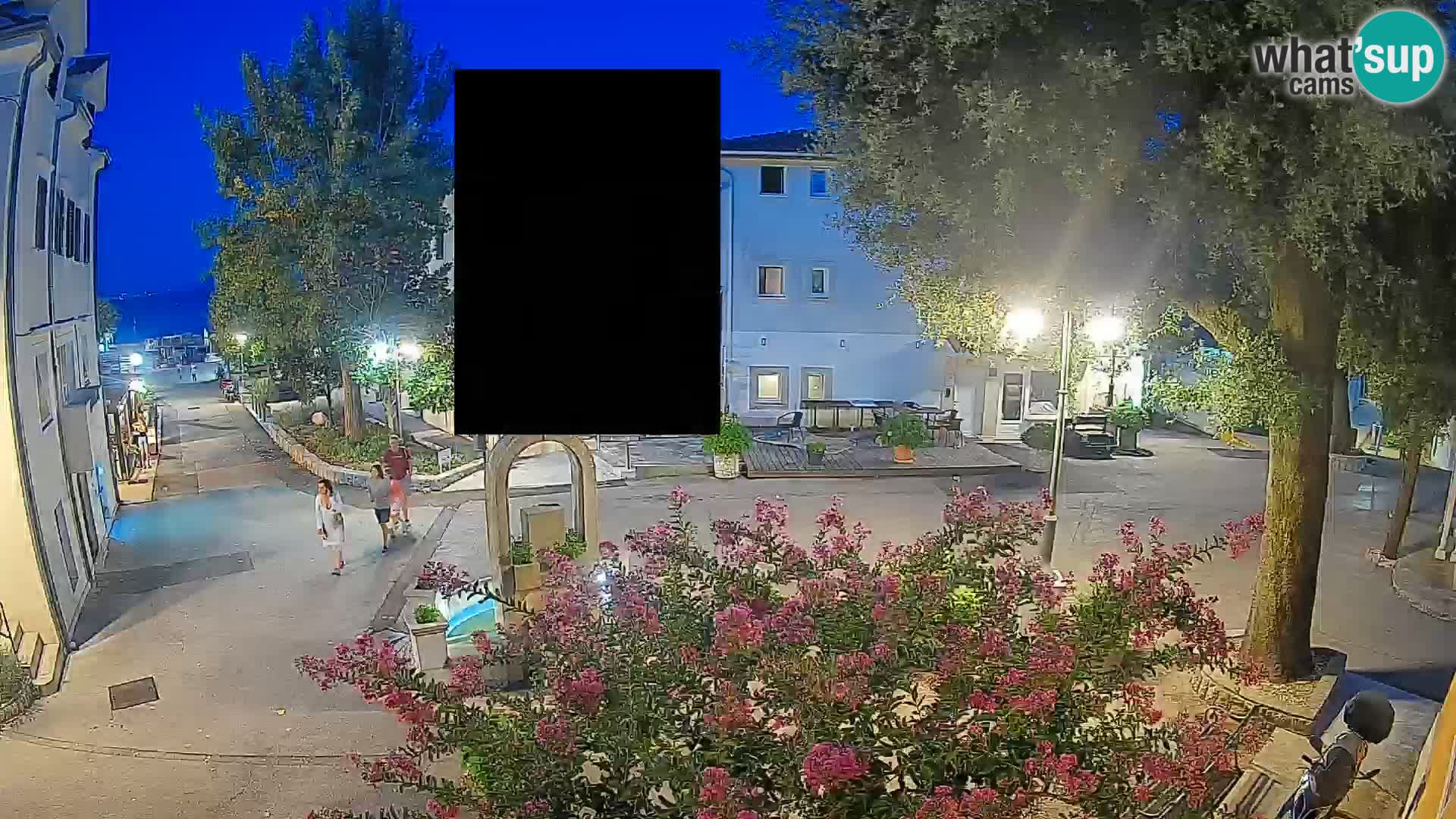 Webcam Mošćenička Draga Center – Live View of the Town Center