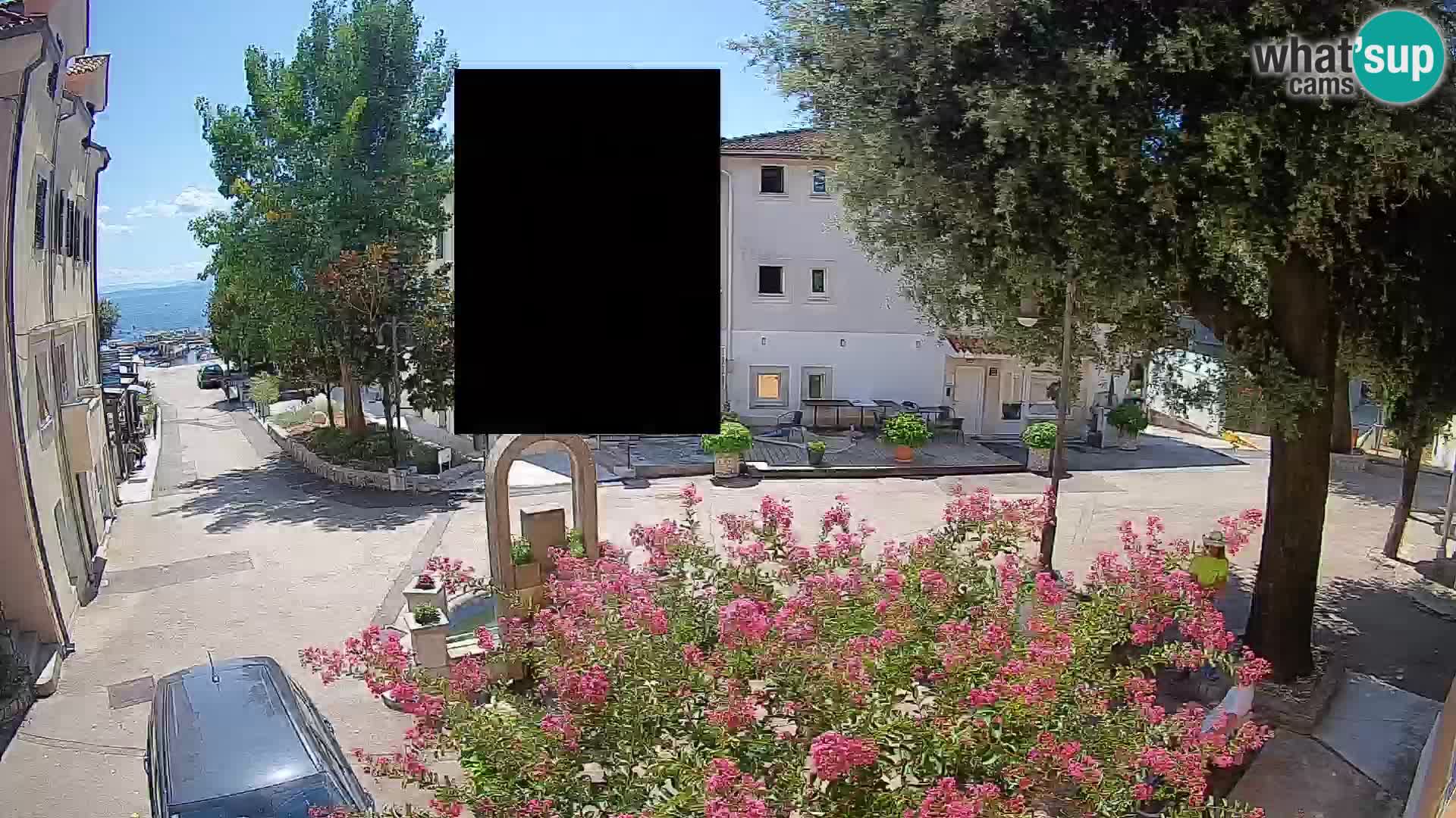Webcam Mošćenička Draga Zentrum – Liveblick auf das Ortszentrum