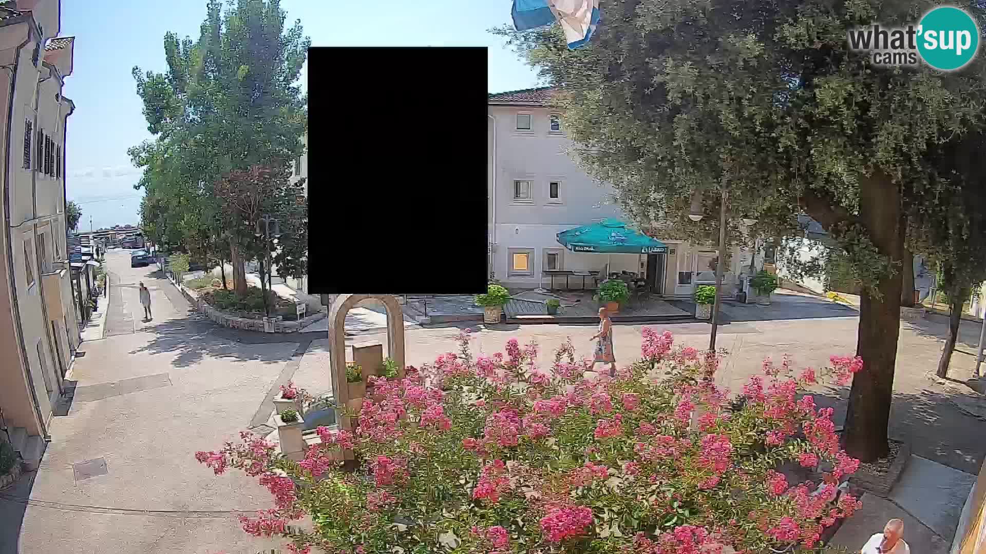 Webcam centre de Mošćenička Draga – Vue en direct du centre-ville
