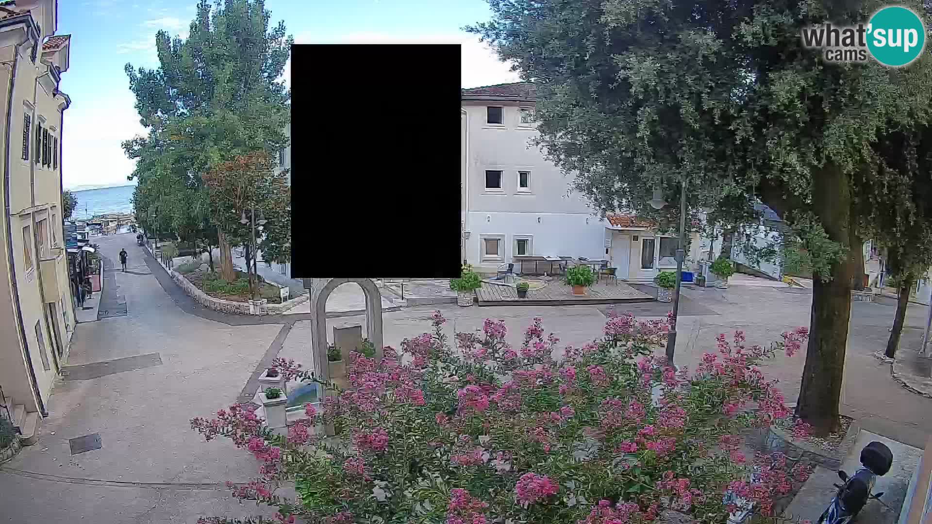 Webcam Mošćenička Draga Zentrum – Liveblick auf das Ortszentrum