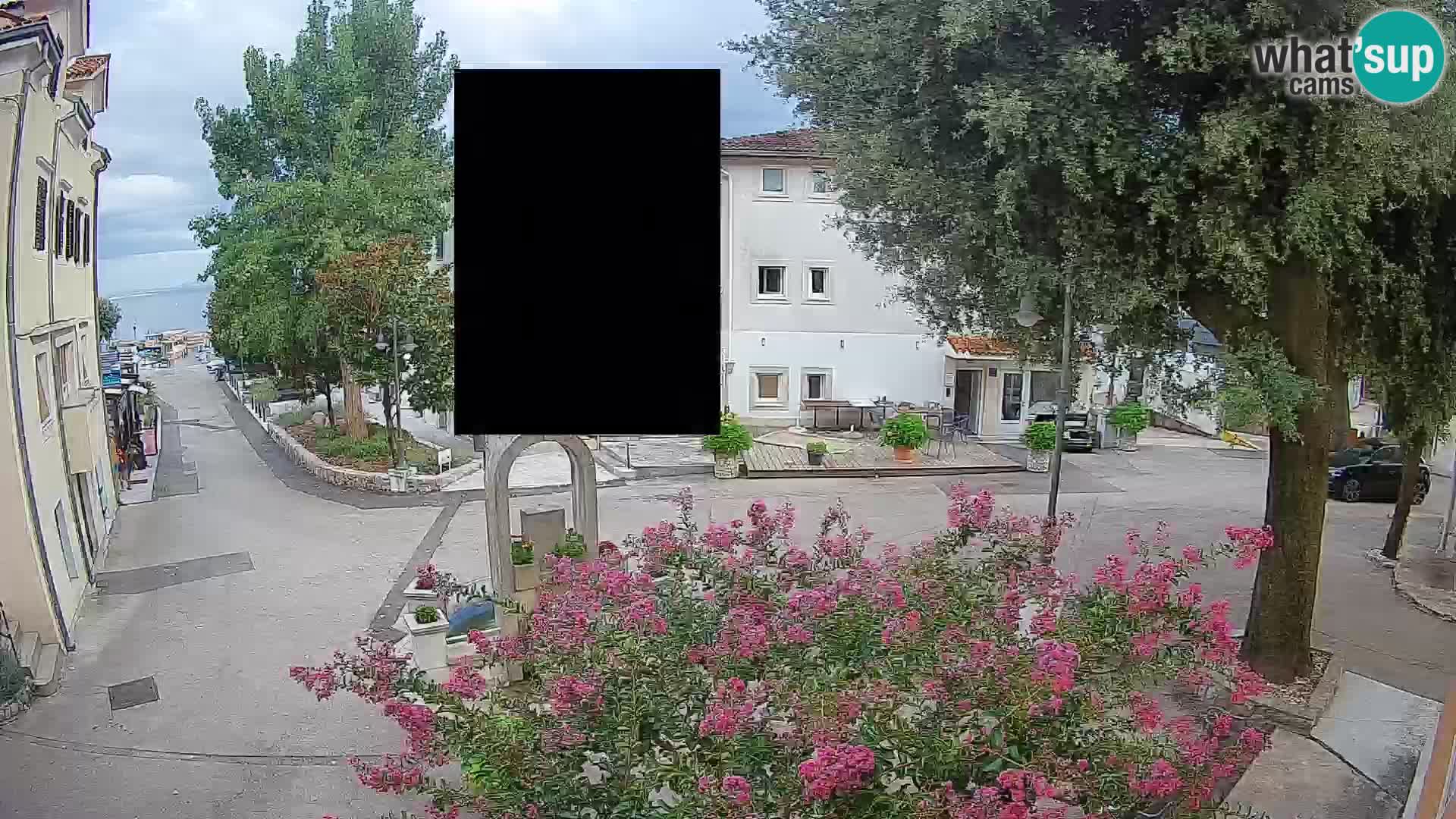 Webcam Centre de Mošćenička Draga – Vue en direct du centre-ville