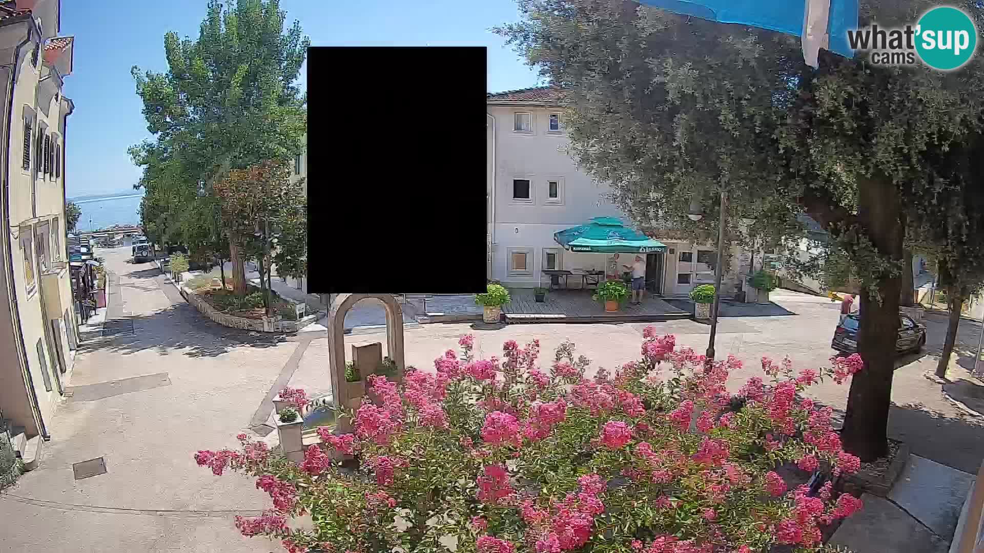 Webcam Mošćenička Draga Center – Live View of the Town Center