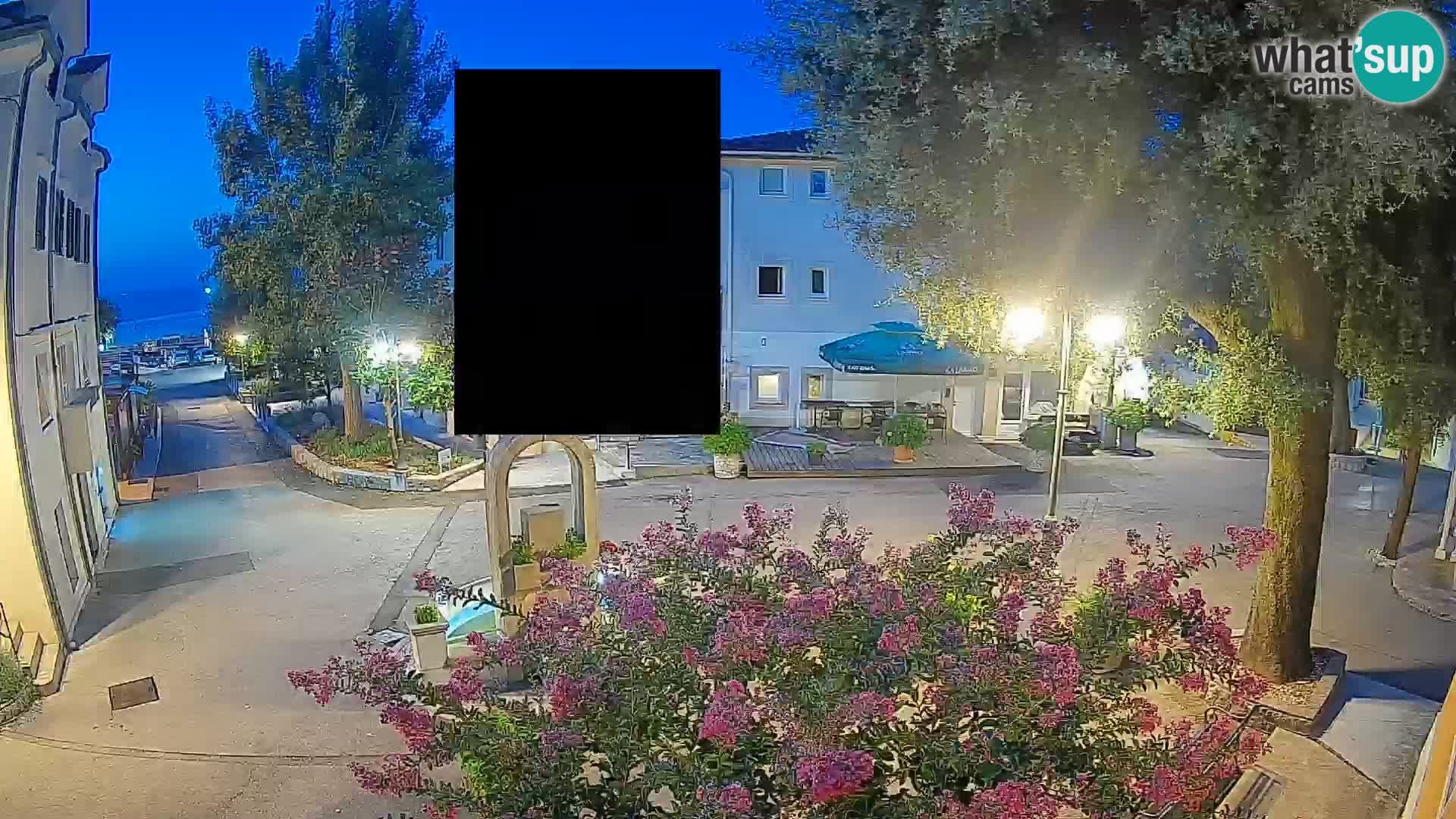 Webcam Centro Draga di Moschiena – Vista live sul centro