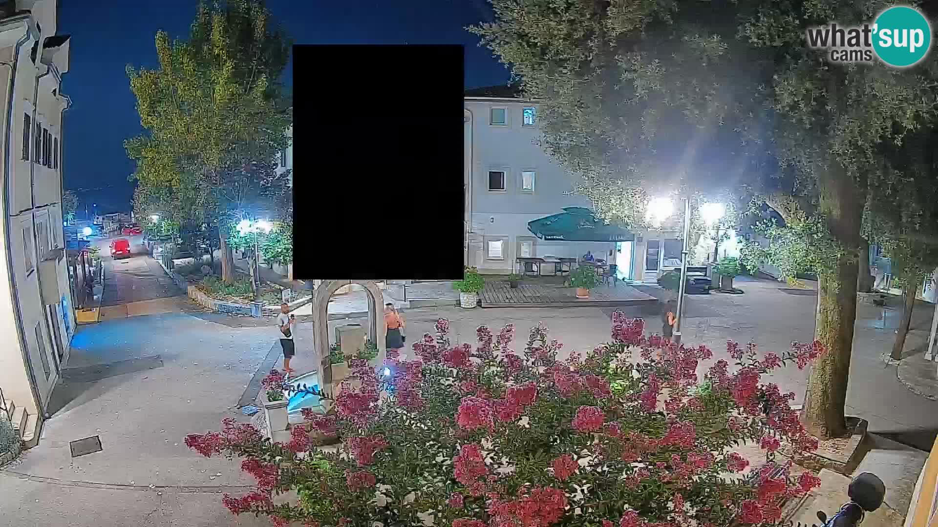 Webcam Centre de Mošćenička Draga – Vue en direct du centre-ville
