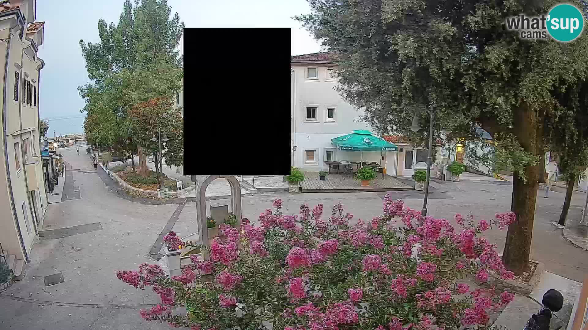 Web kamera centar Mošćeničke Drage – Pogled uživo
