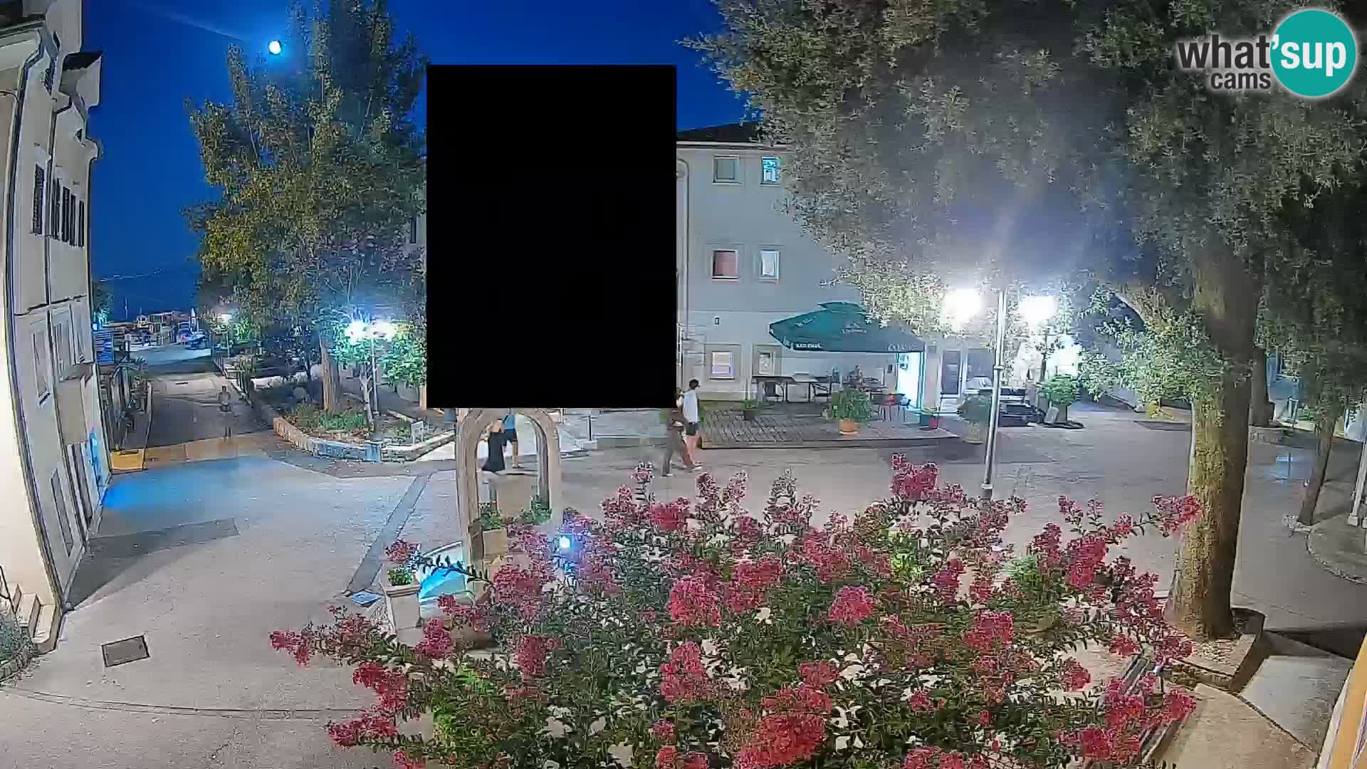 Webcam Centre de Mošćenička Draga – Vue en direct du centre-ville