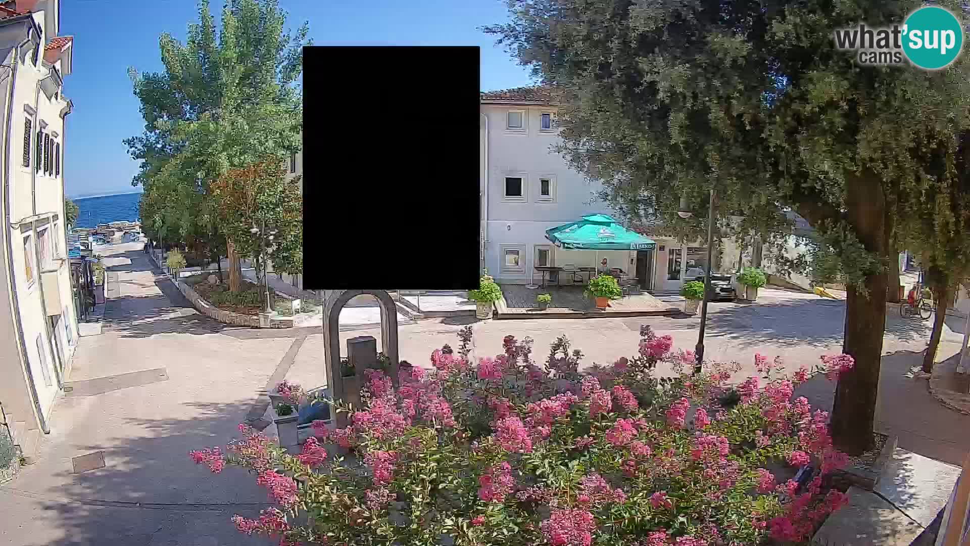 Webcam Mošćenička Draga Center – Live View of the Town Center