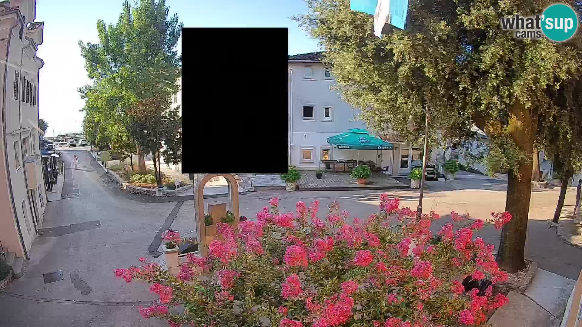 Webcam centre de Mošćenička Draga – Vue en direct du centre-ville
