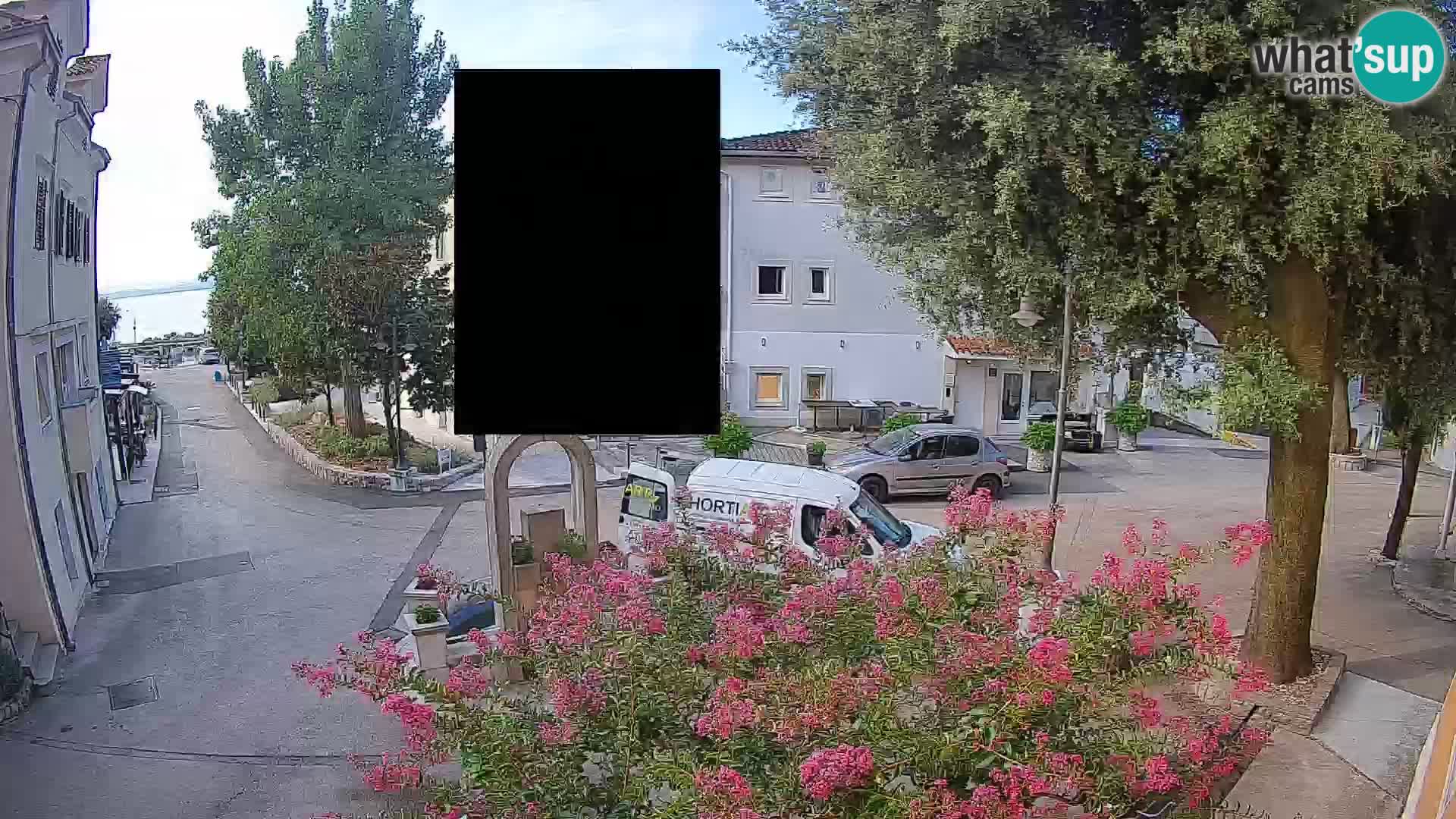 Webcam Mošćenička Draga Zentrum – Liveblick auf das Ortszentrum