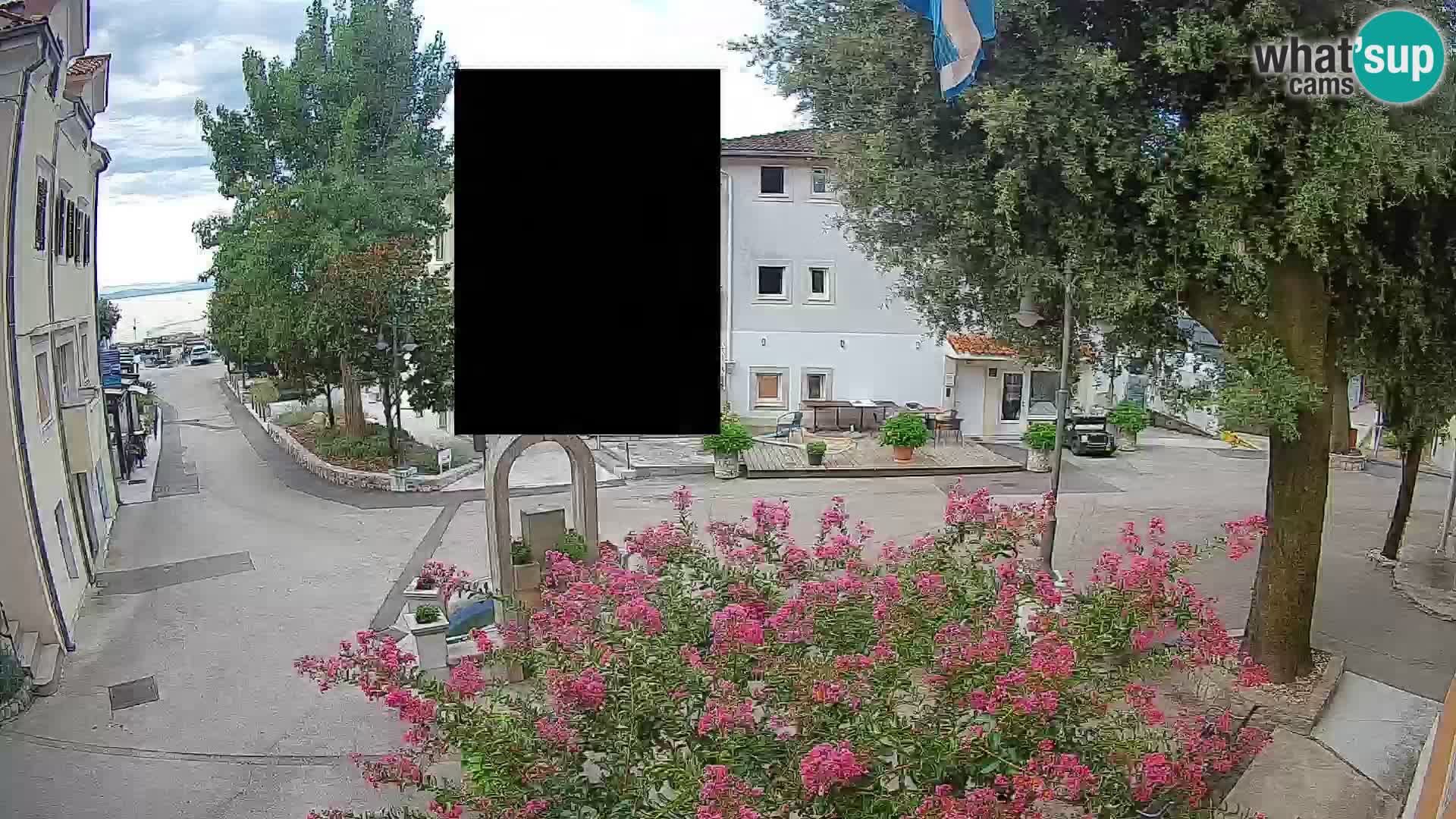 Webcam Centro Draga di Moschiena – Vista live sul centro