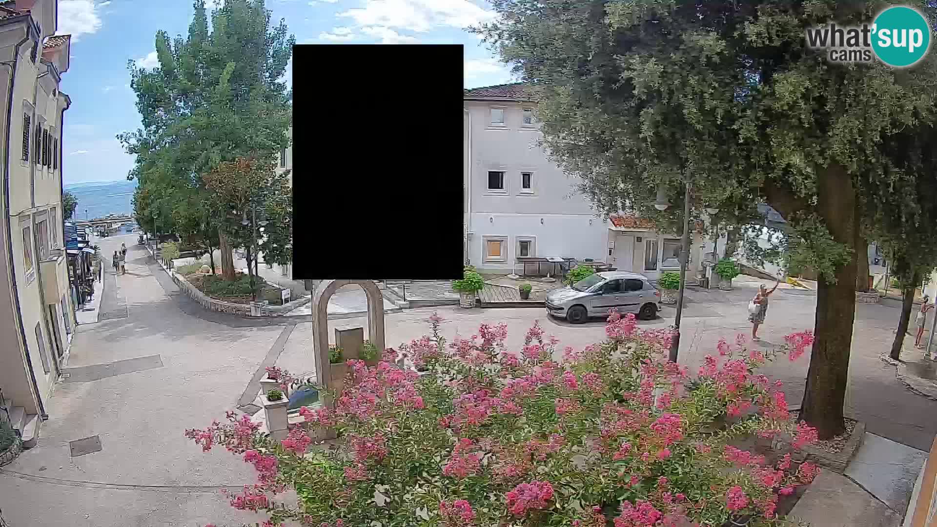 Webcam Centro Draga di Moschiena – Vista live sul centro