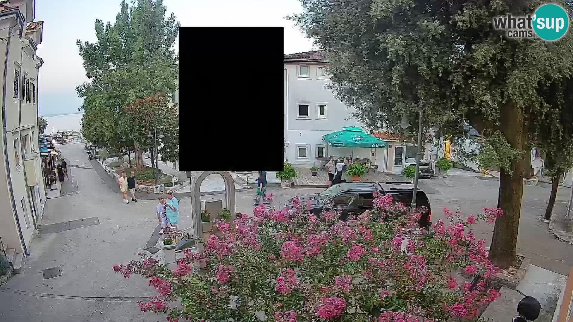 Webcam Mošćenička Draga Zentrum – Liveblick auf das Ortszentrum