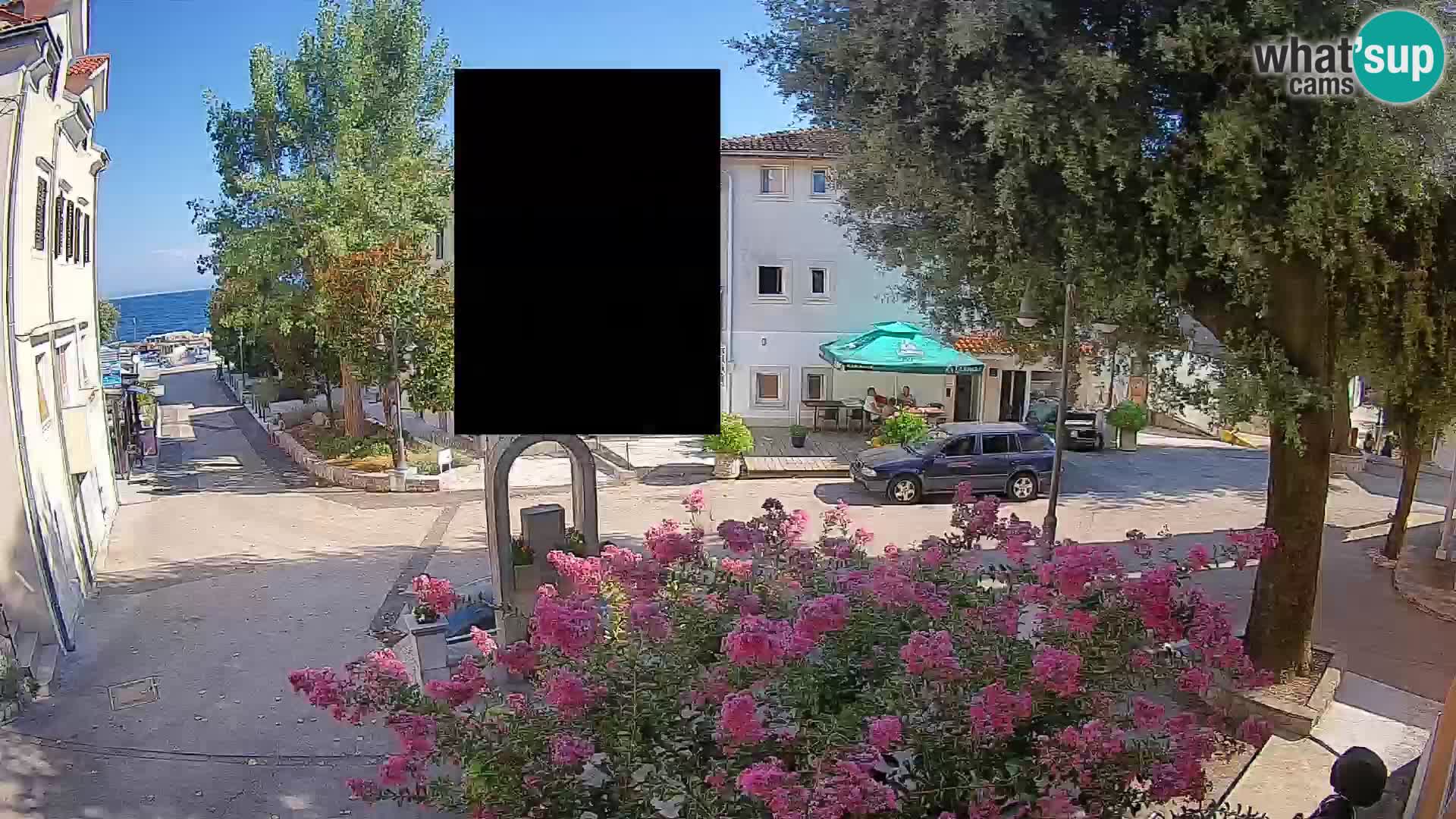 Webcam centre de Mošćenička Draga – Vue en direct du centre-ville