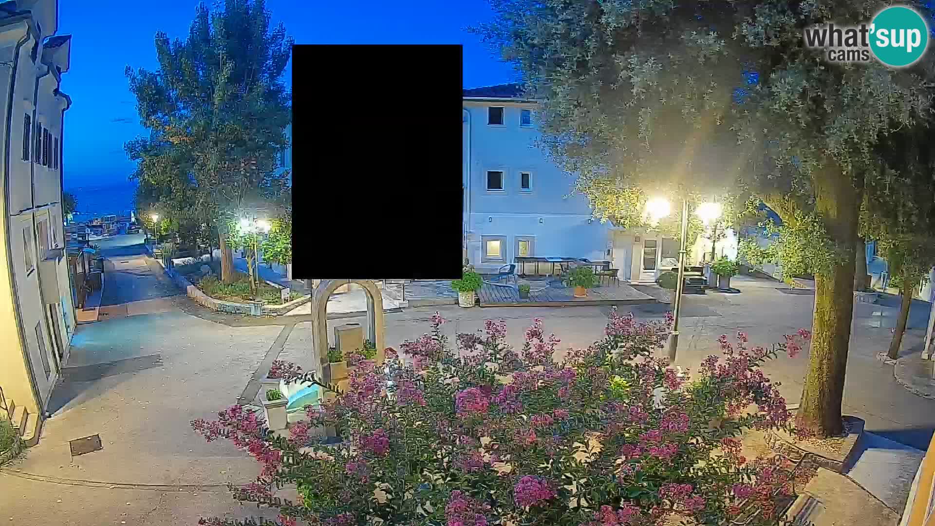 Webcam centre de Mošćenička Draga – Vue en direct du centre-ville