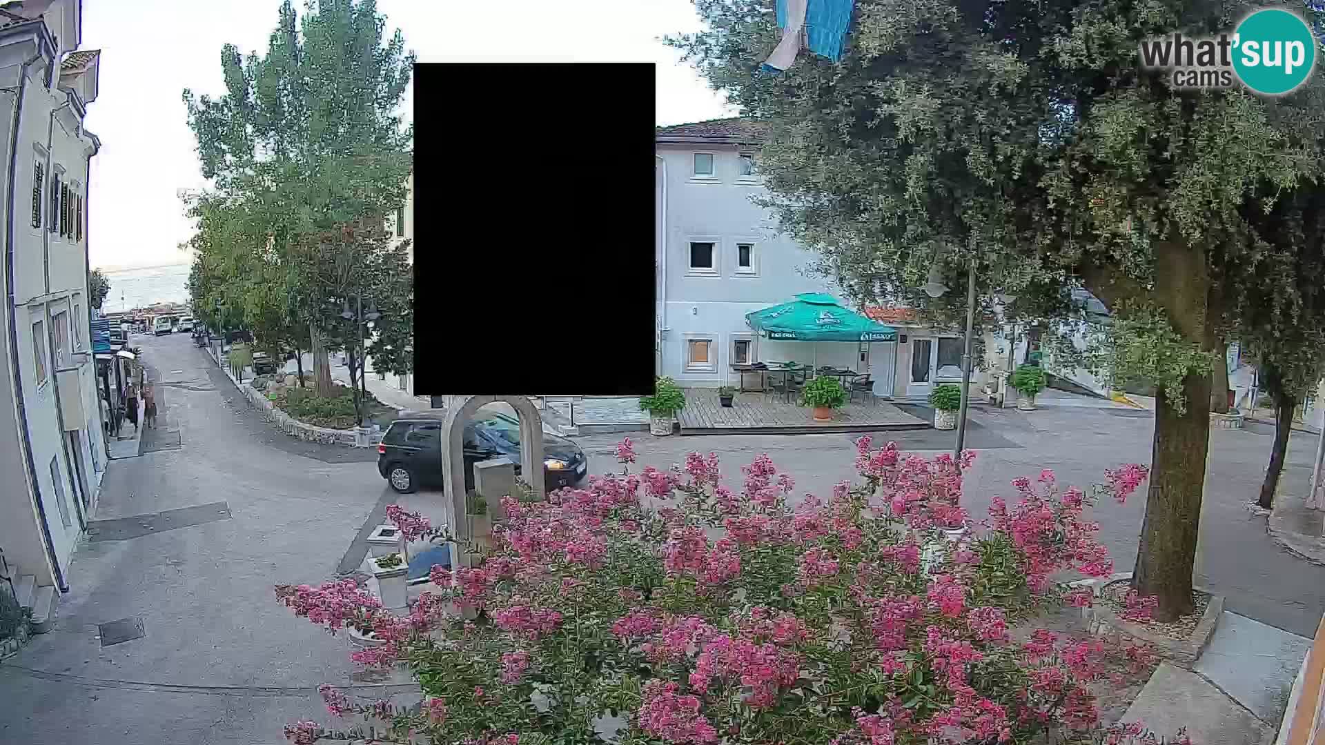 Webcam Mošćenička Draga Center – Live View of the Town Center