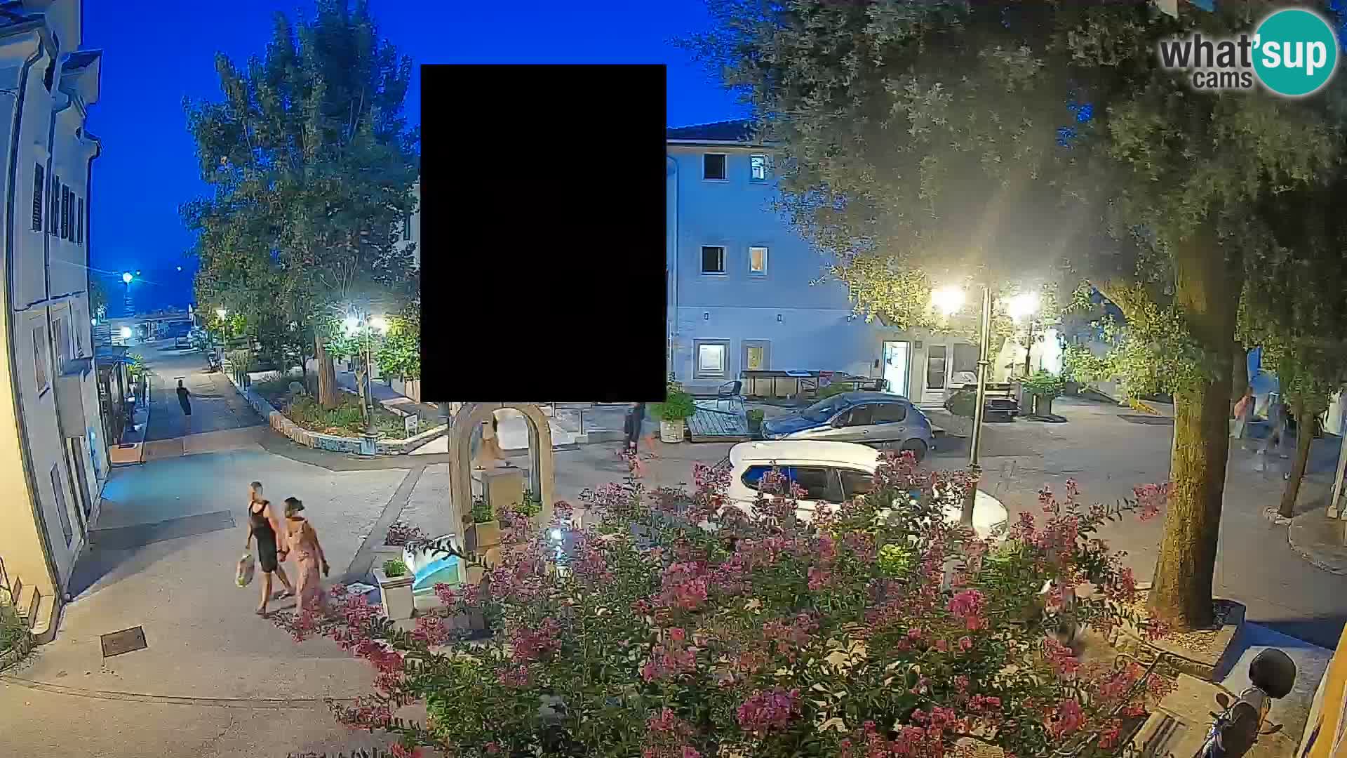 Webcam Centre de Mošćenička Draga – Vue en direct du centre-ville