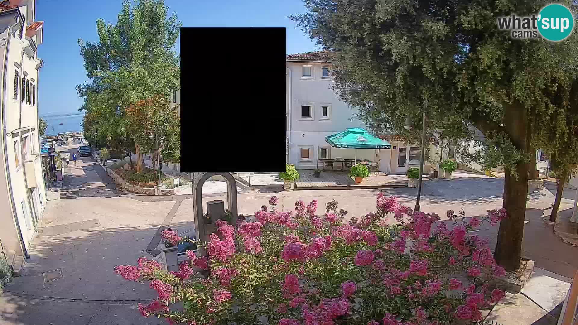 Webcam Mošćenička Draga Zentrum – Liveblick auf das Ortszentrum