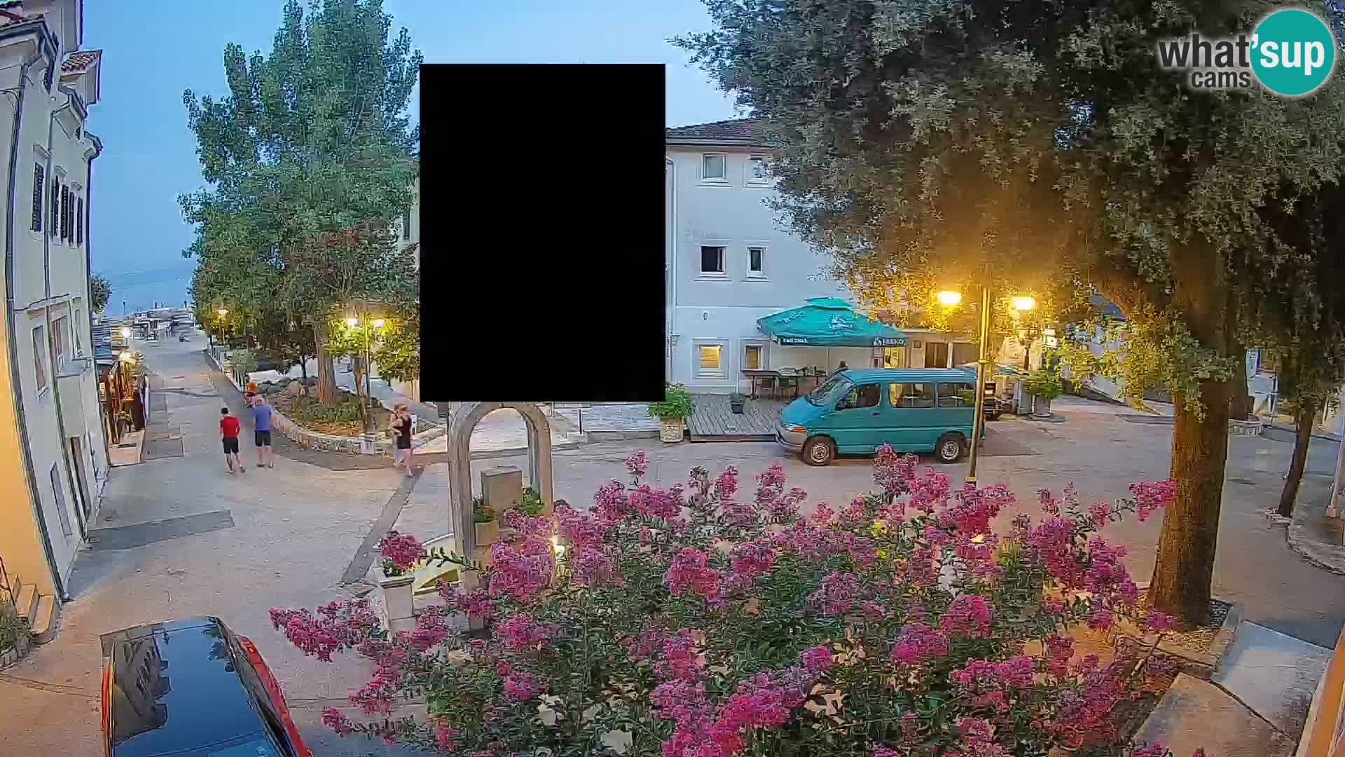 Webcam Mošćenička Draga Zentrum – Liveblick auf das Ortszentrum