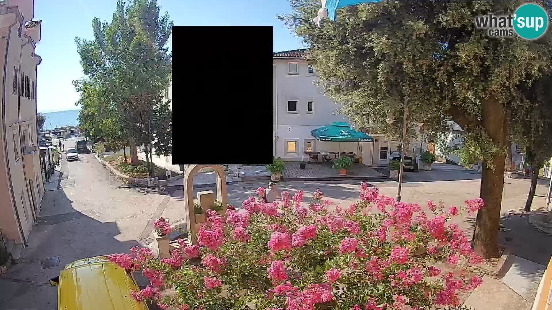 Webcam centre de Mošćenička Draga – Vue en direct du centre-ville