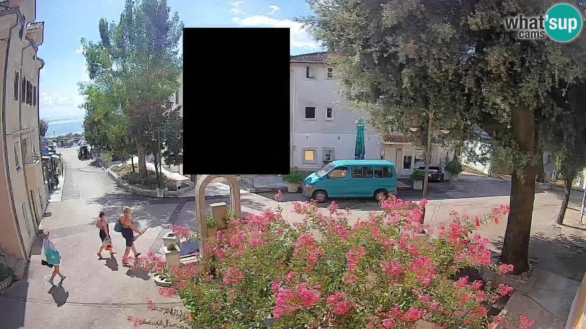 Webcam Mošćenička Draga Zentrum – Liveblick auf das Ortszentrum