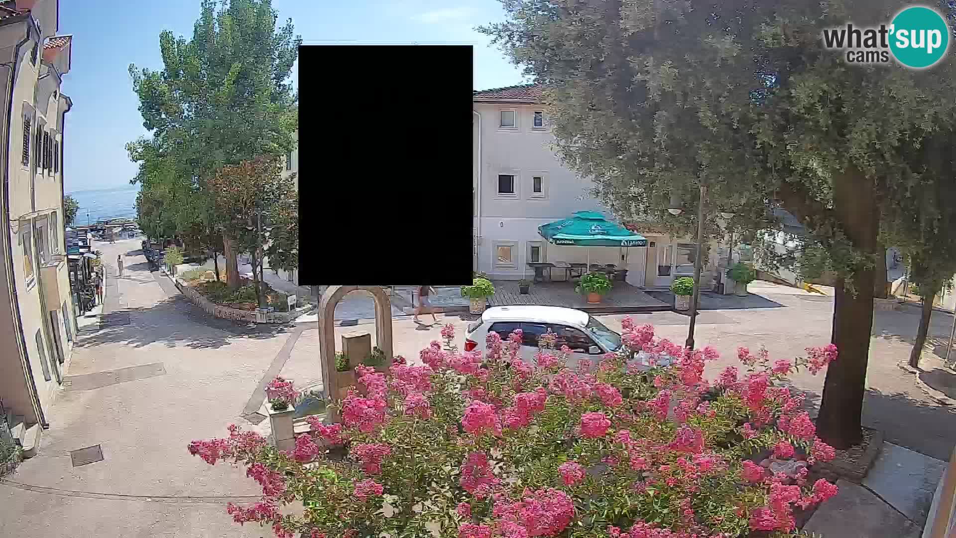 Webcam Centro Draga di Moschiena – Vista live sul centro