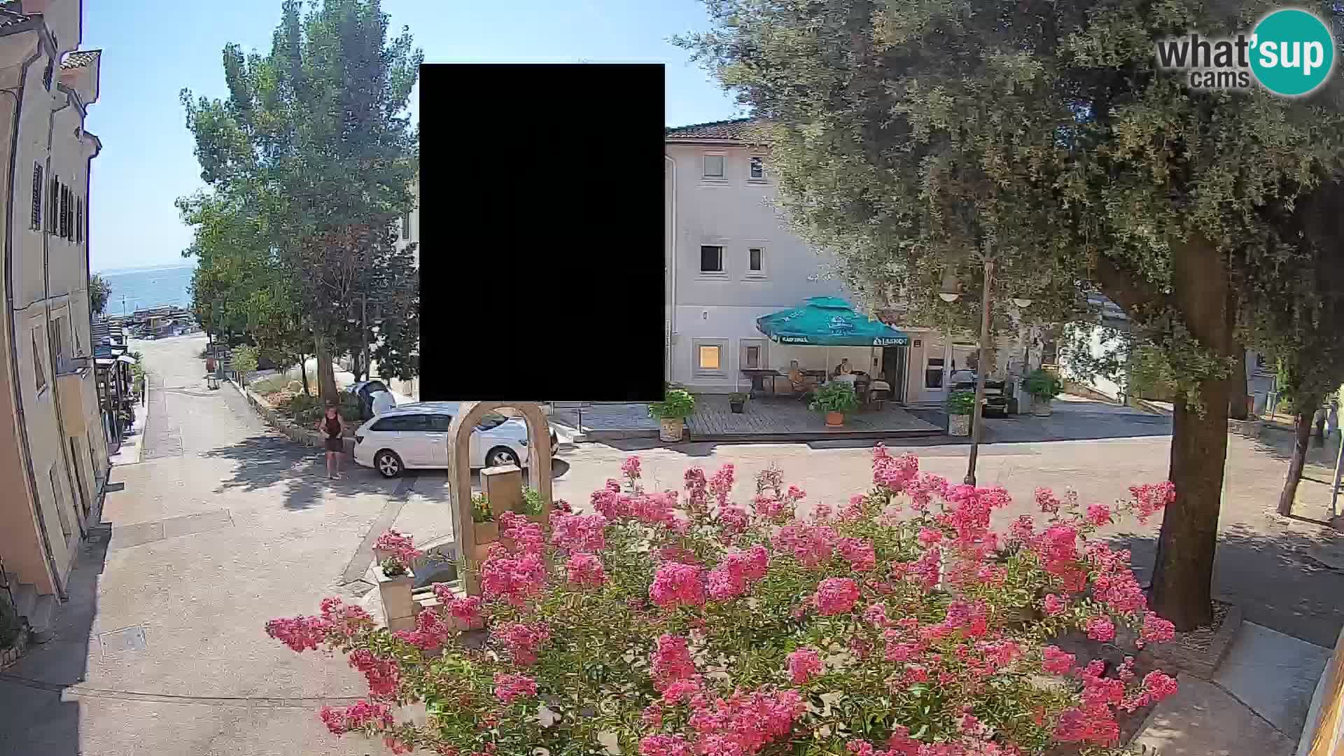 Webcam Mošćenička Draga Zentrum – Liveblick auf das Ortszentrum