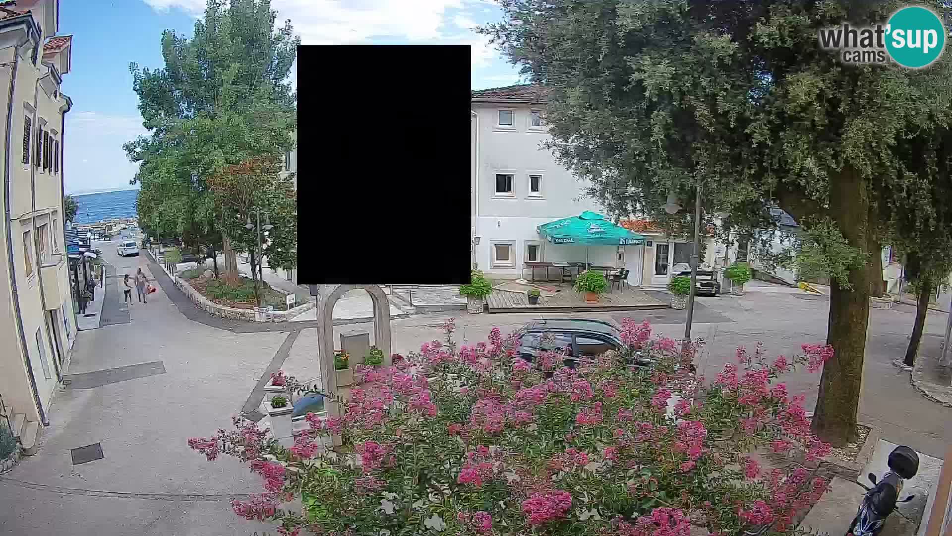 Webcam Centro Draga di Moschiena – Vista live sul centro