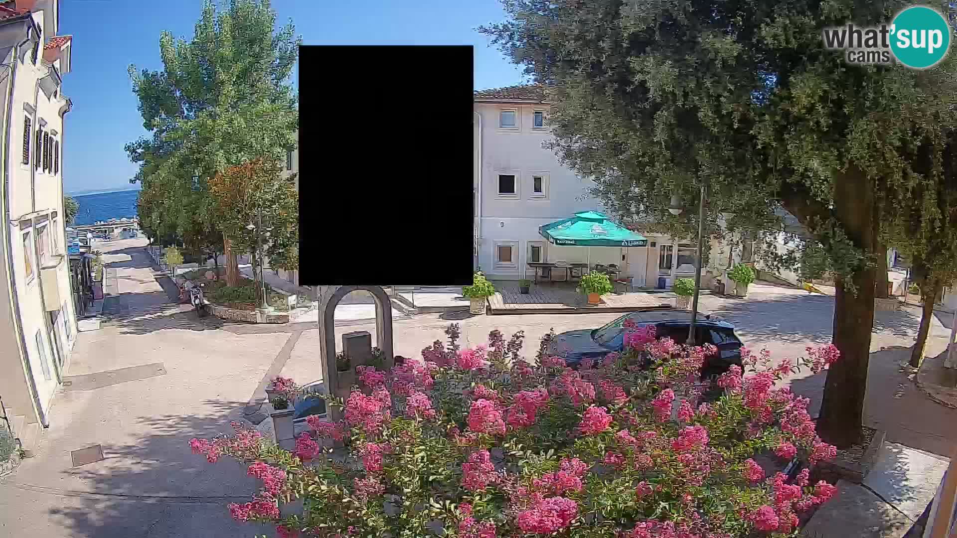 Webcam Centro Draga di Moschiena – Vista live sul centro