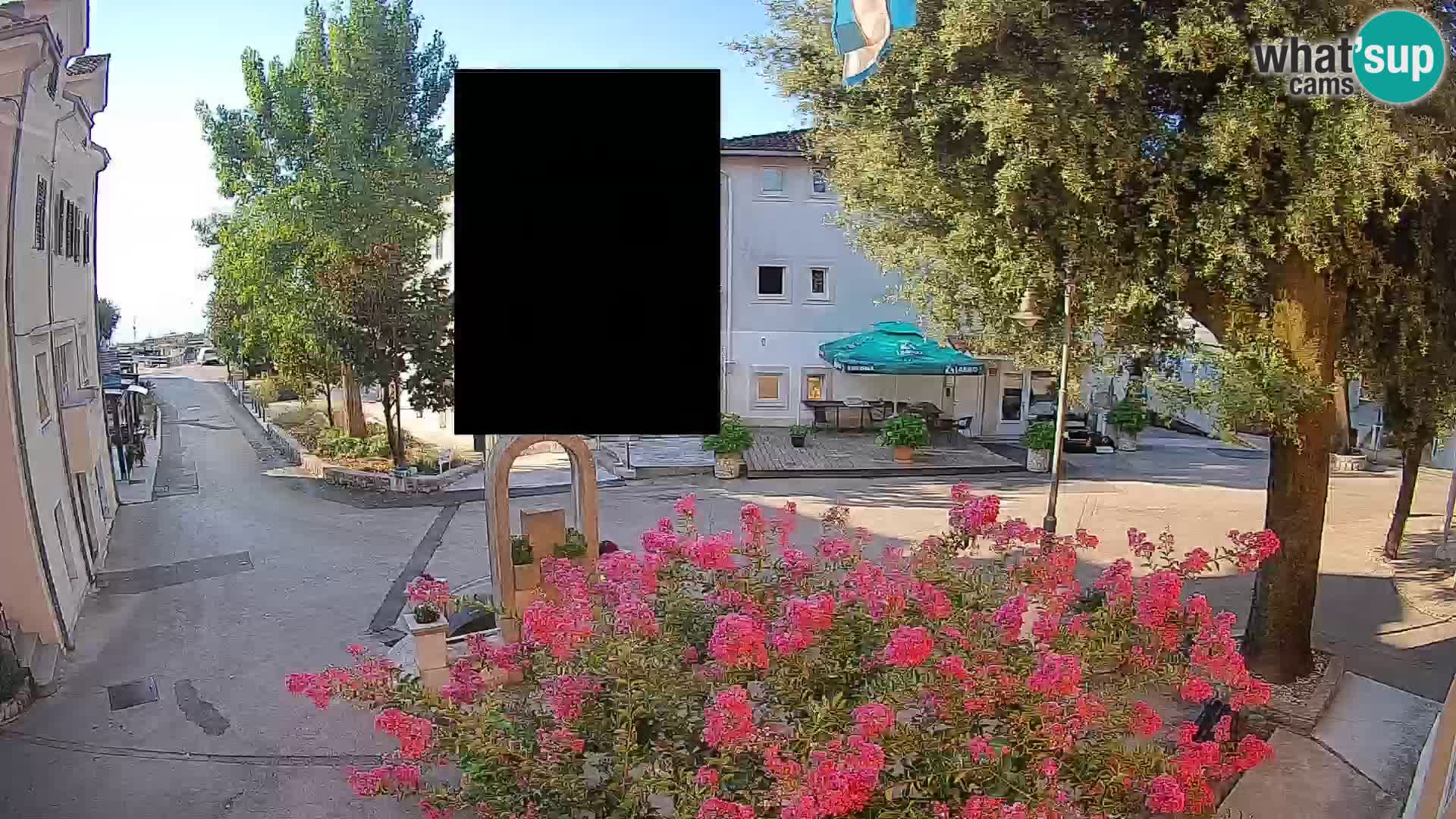 Webcam Centre de Mošćenička Draga – Vue en direct du centre-ville