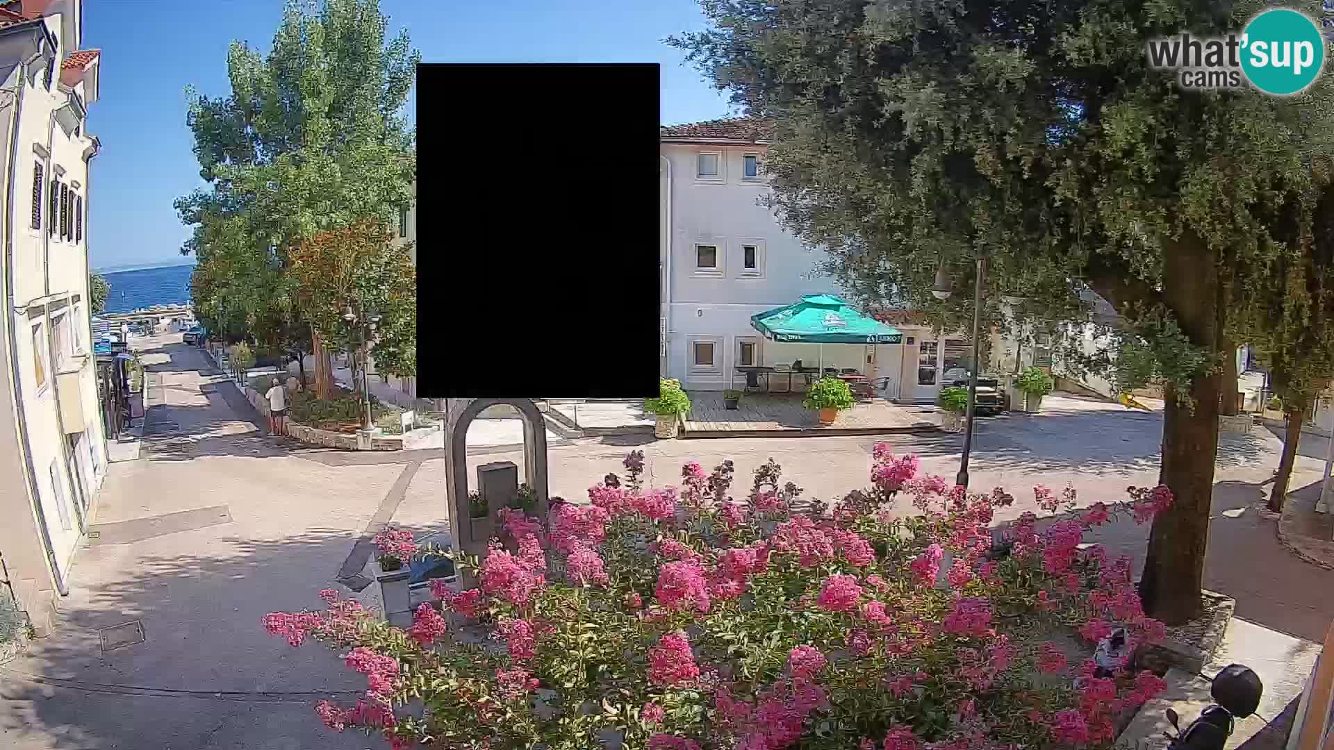 Web kamera centar Mošćeničke Drage – Pogled uživo