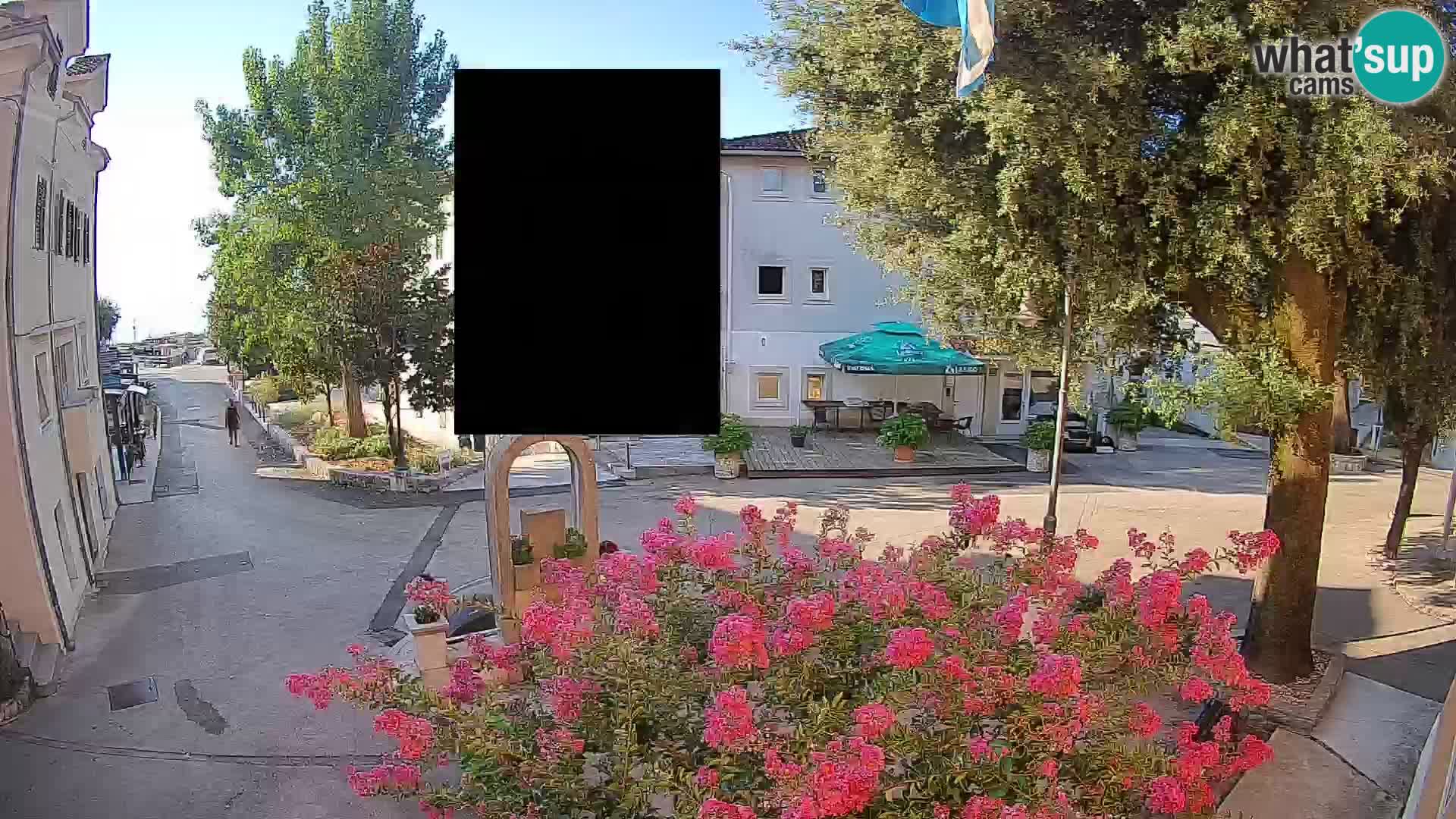 Webcam Mošćenička Draga Center – Live View of the Town Center