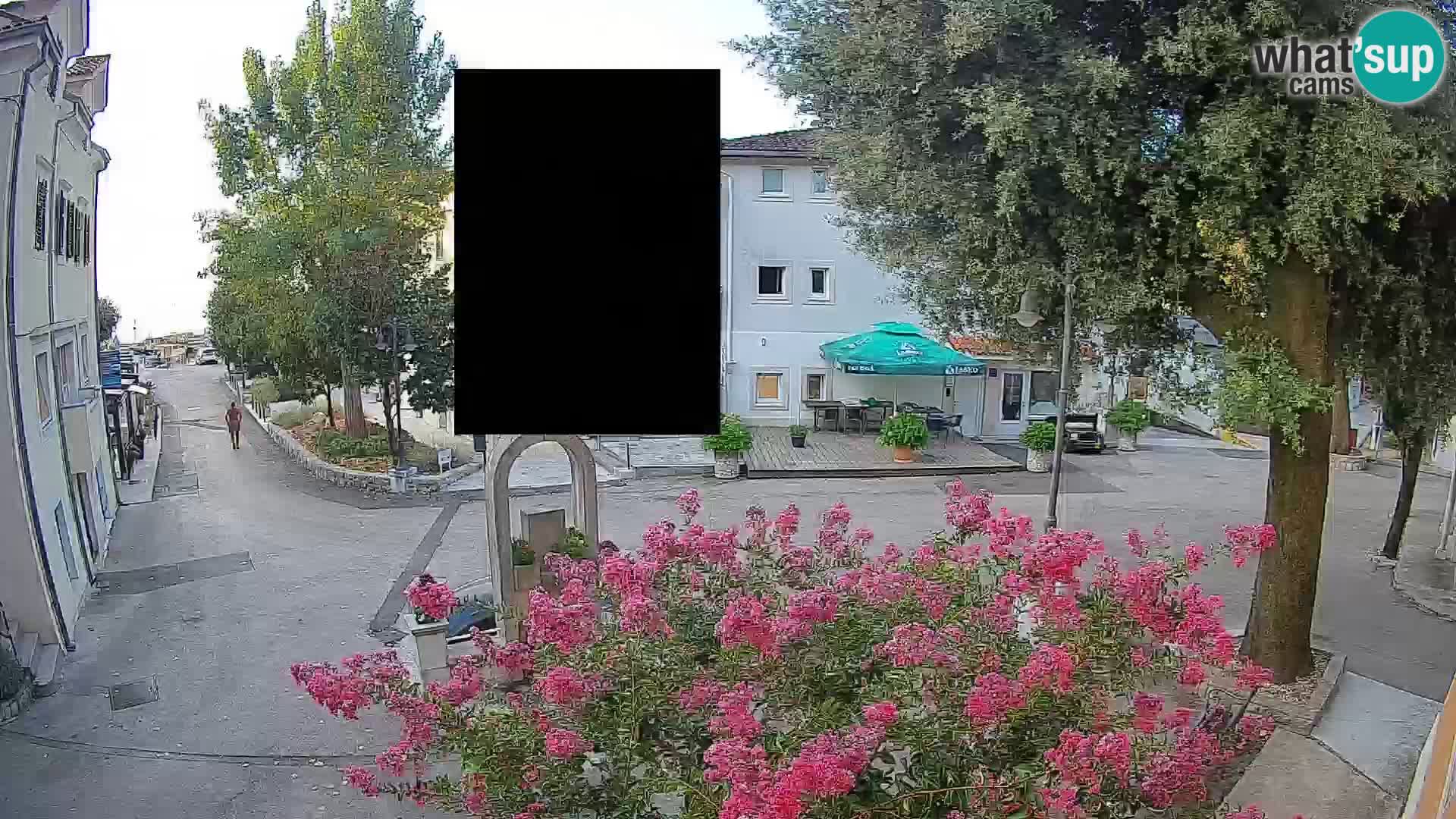 Webcam centre de Mošćenička Draga – Vue en direct du centre-ville