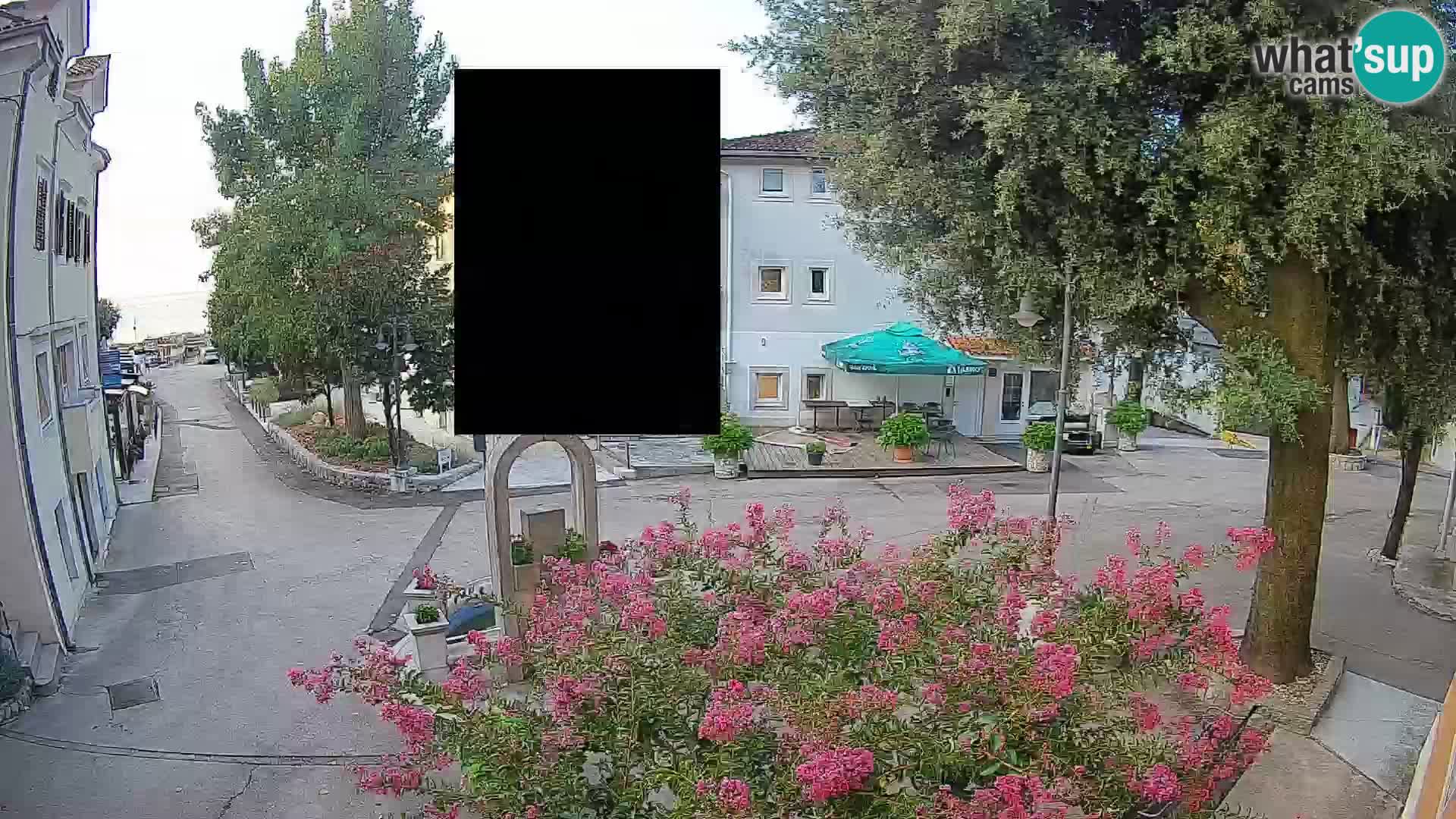 Webcam Mošćenička Draga Center – Live View of the Town Center