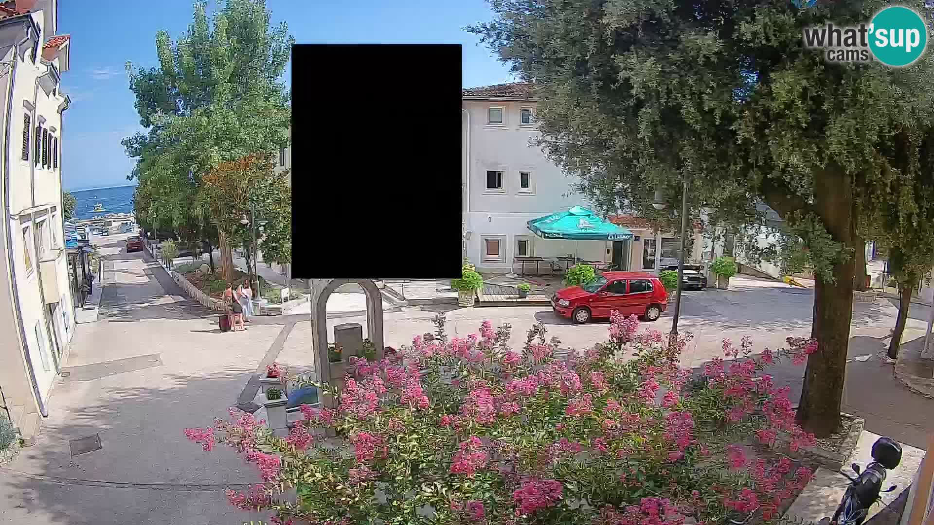 Webcam Mošćenička Draga Zentrum – Liveblick auf das Ortszentrum