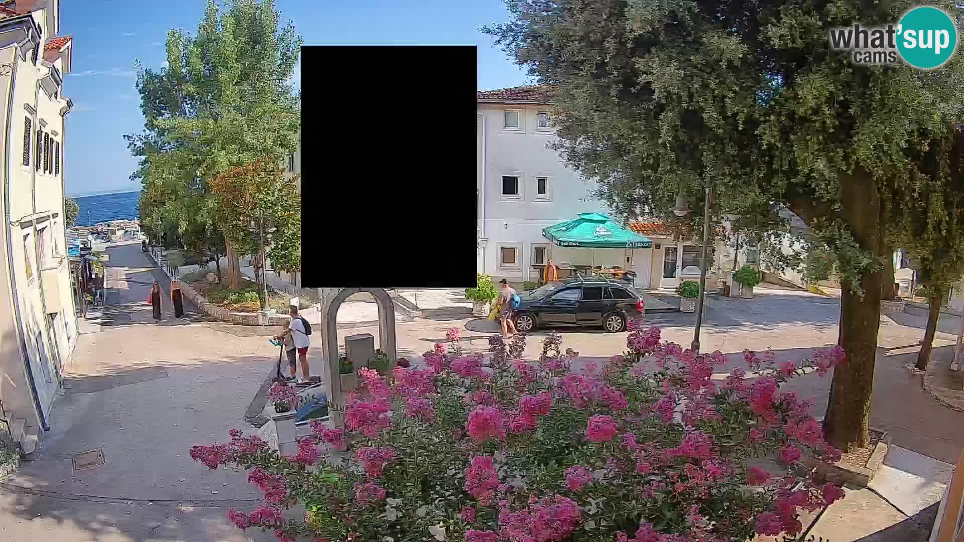 Webcam centre de Mošćenička Draga – Vue en direct du centre-ville