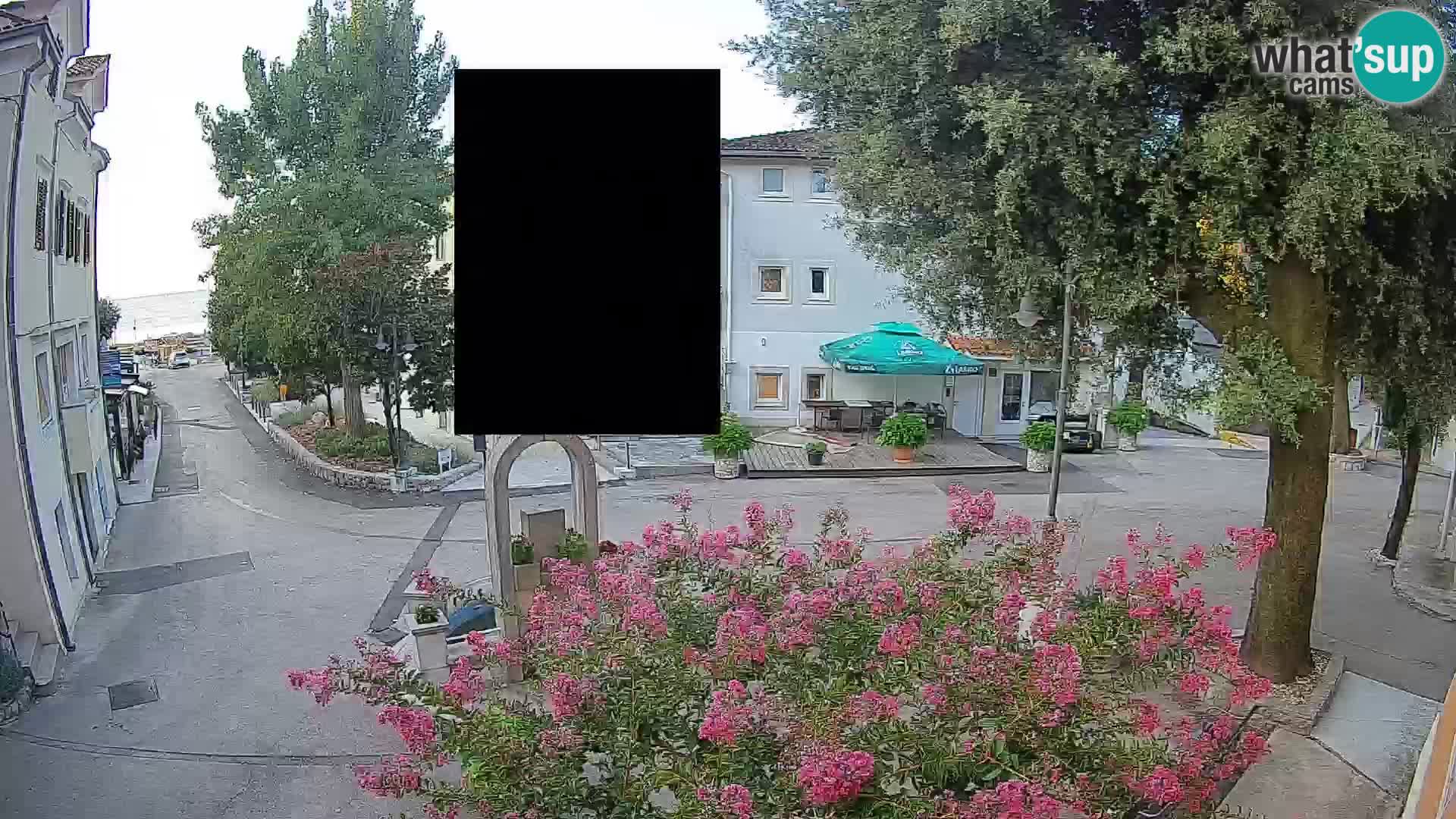 Webcam centre de Mošćenička Draga – Vue en direct du centre-ville