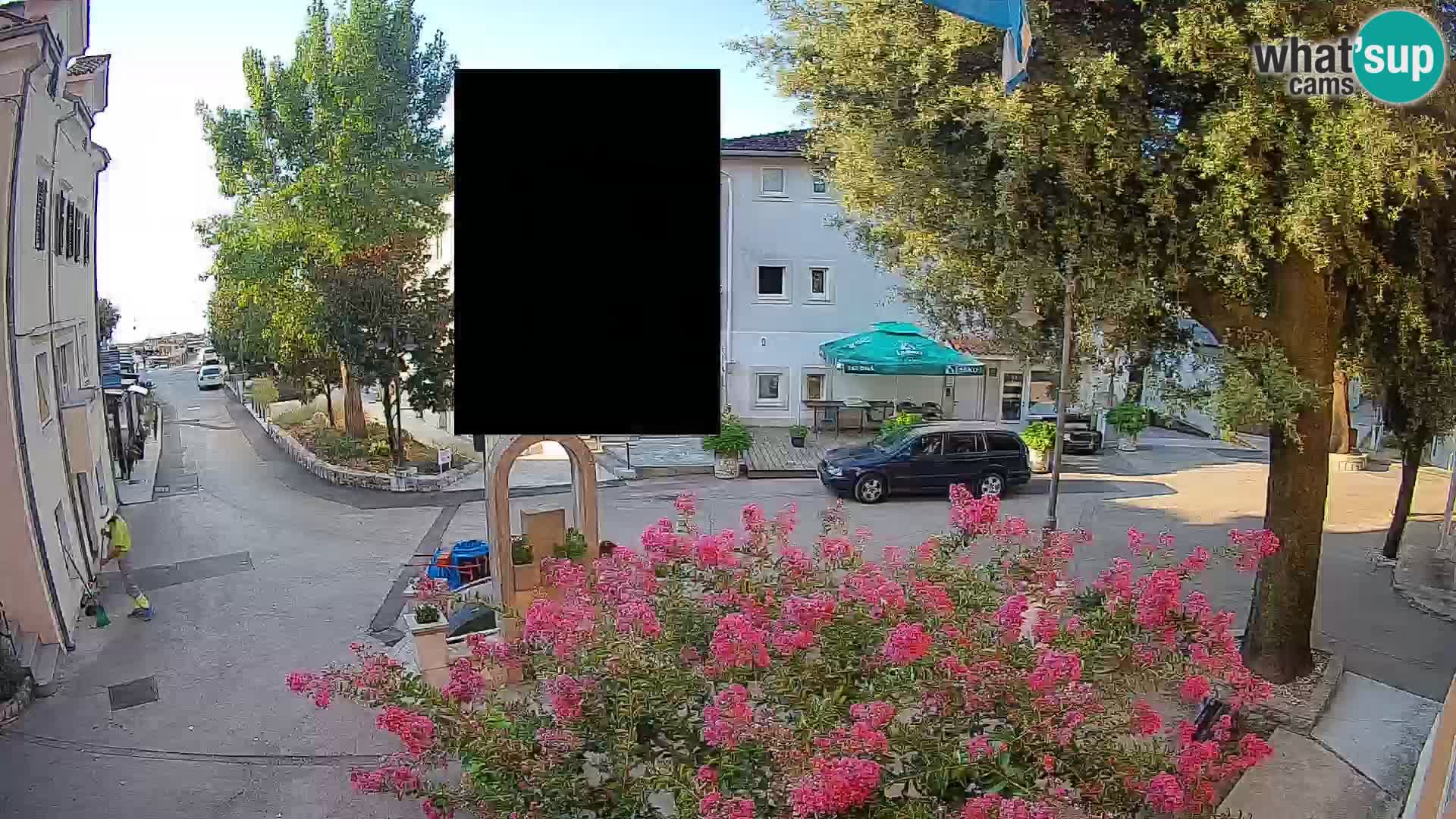 Webcam Centro Draga di Moschiena – Vista live sul centro