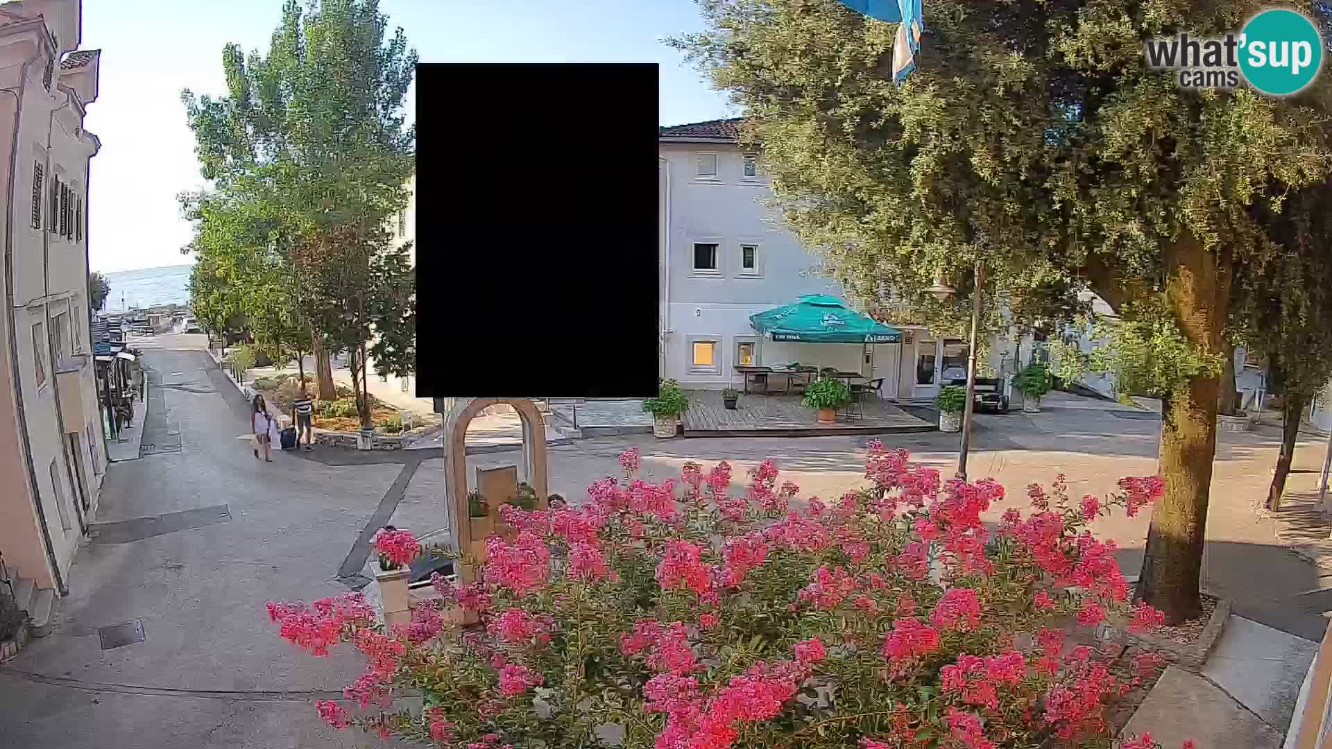 Webcam Mošćenička Draga Zentrum – Liveblick auf das Ortszentrum