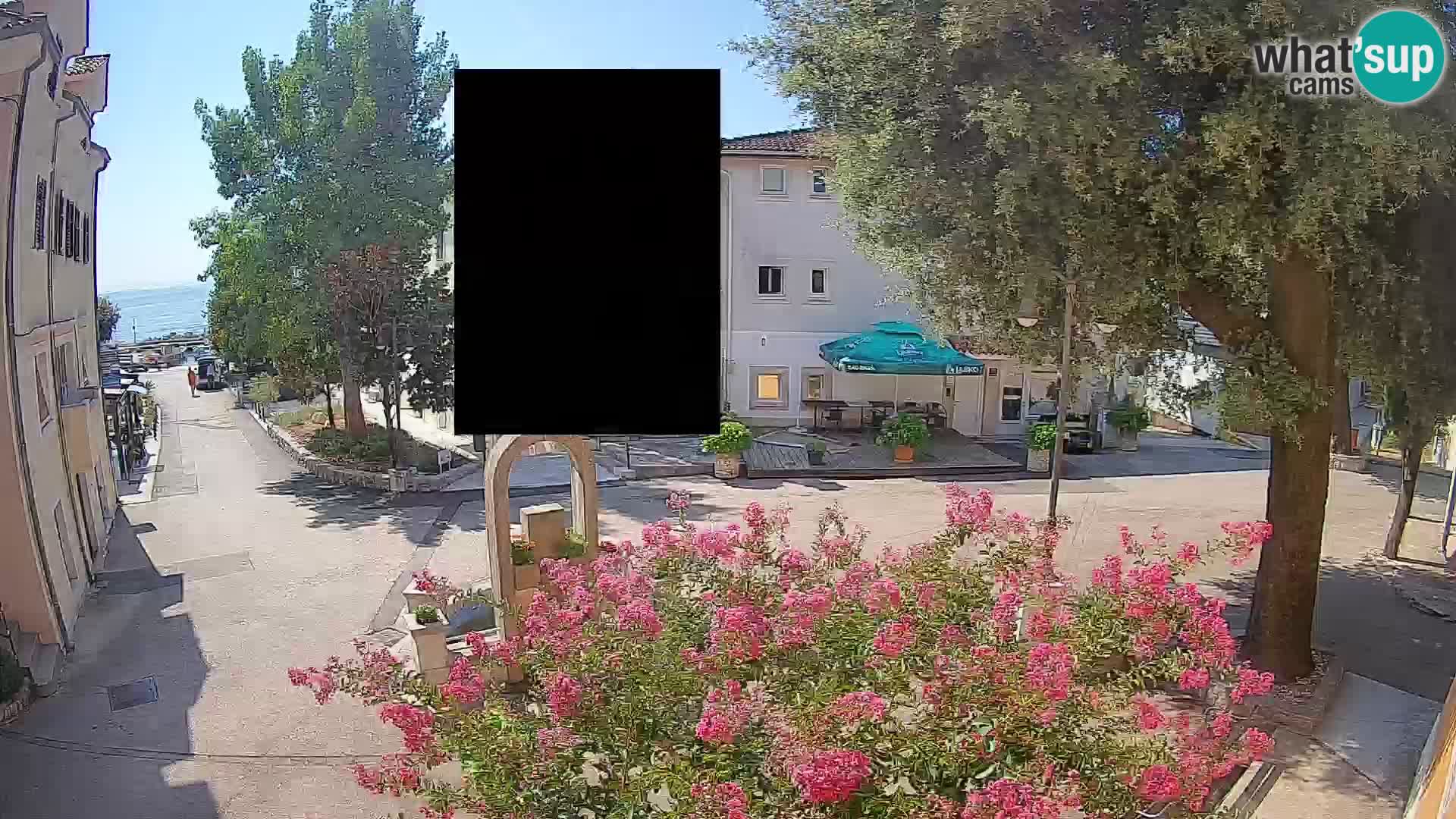 Webcam Mošćenička Draga Zentrum – Liveblick auf das Ortszentrum