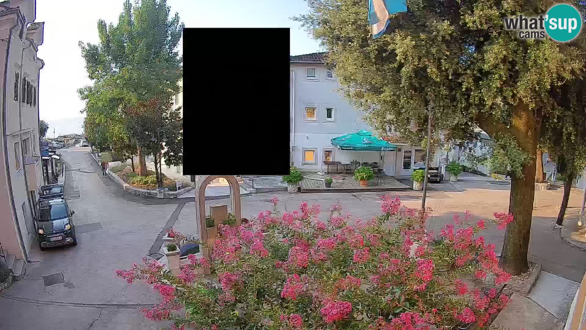 Webcam Mošćenička Draga Zentrum – Liveblick auf das Ortszentrum