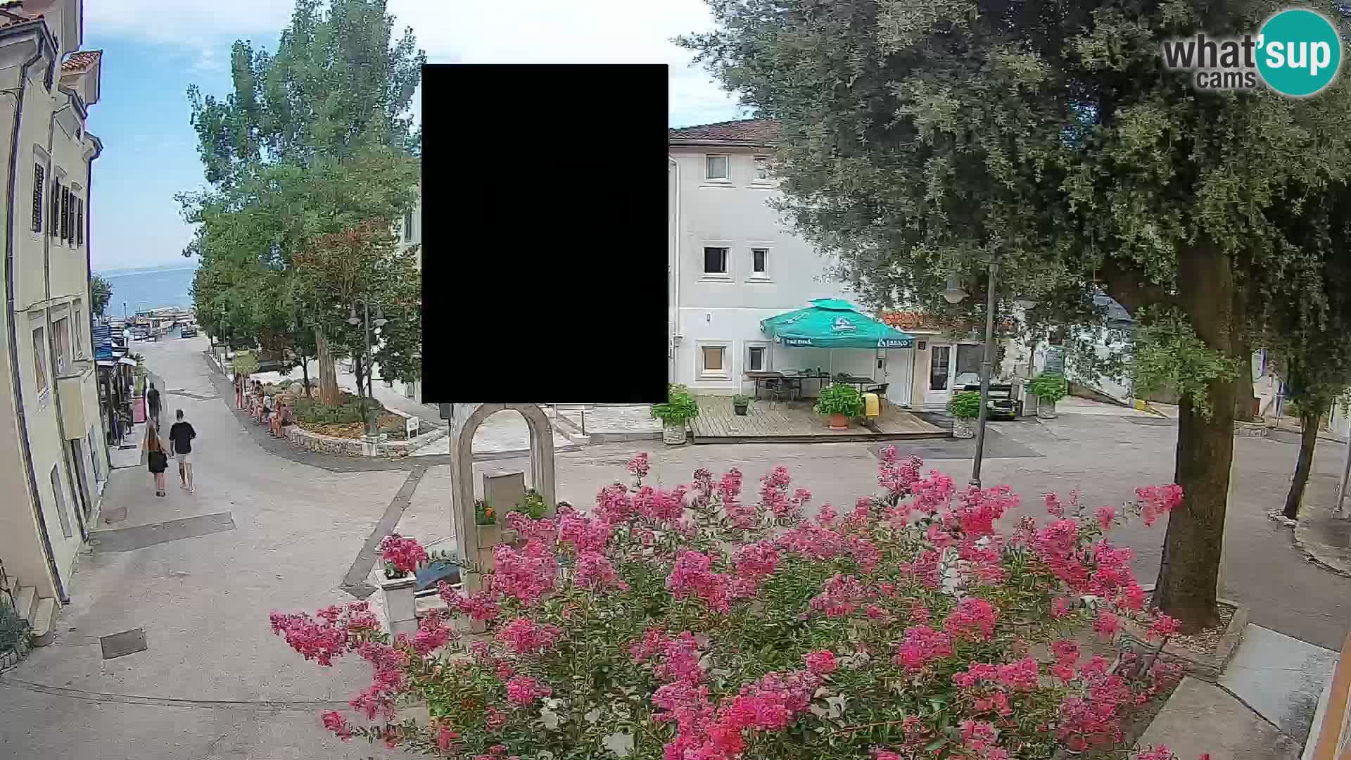 Webcam Centre de Mošćenička Draga – Vue en direct du centre-ville