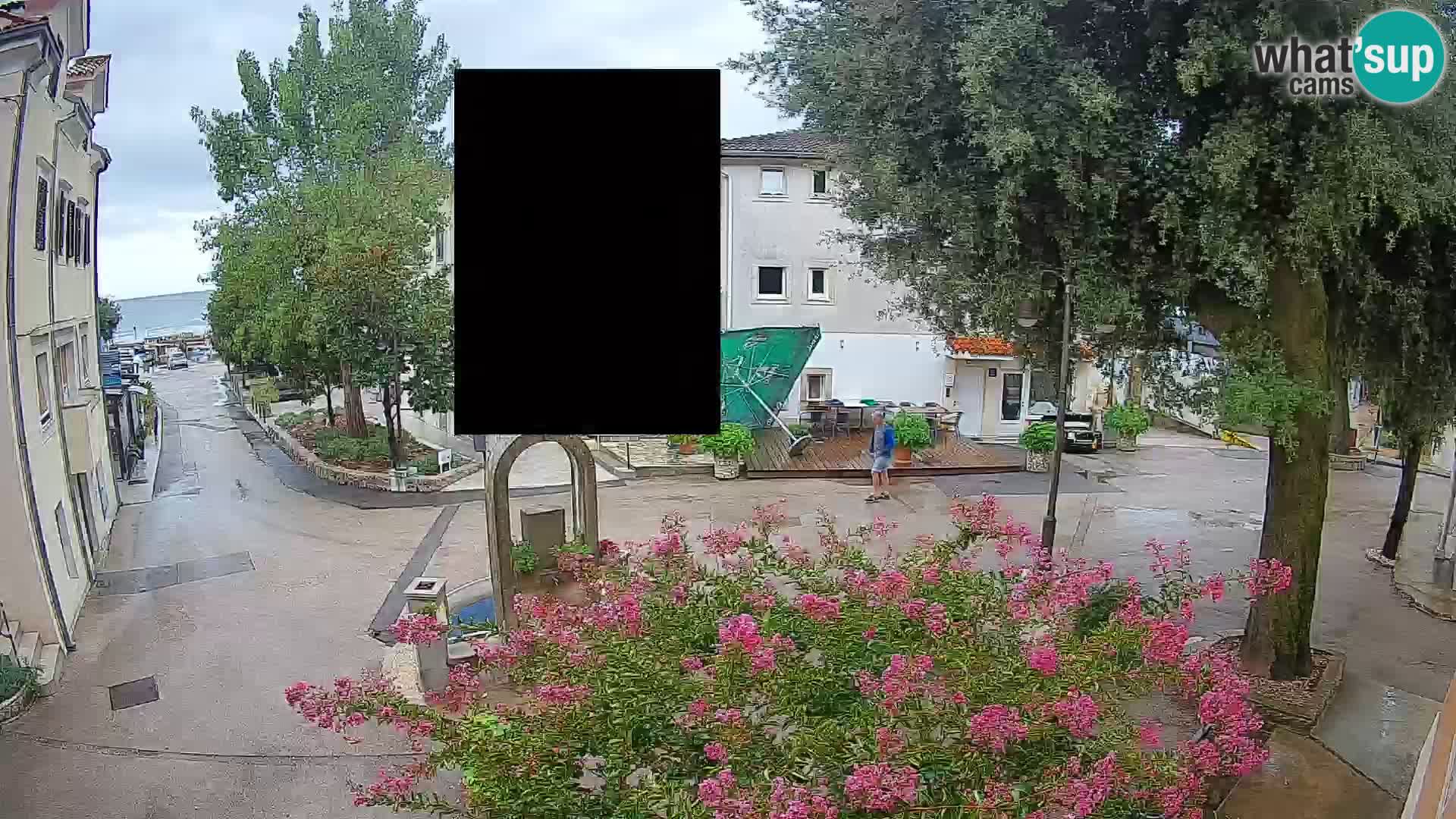 Webcam Centre de Mošćenička Draga – Vue en direct du centre-ville