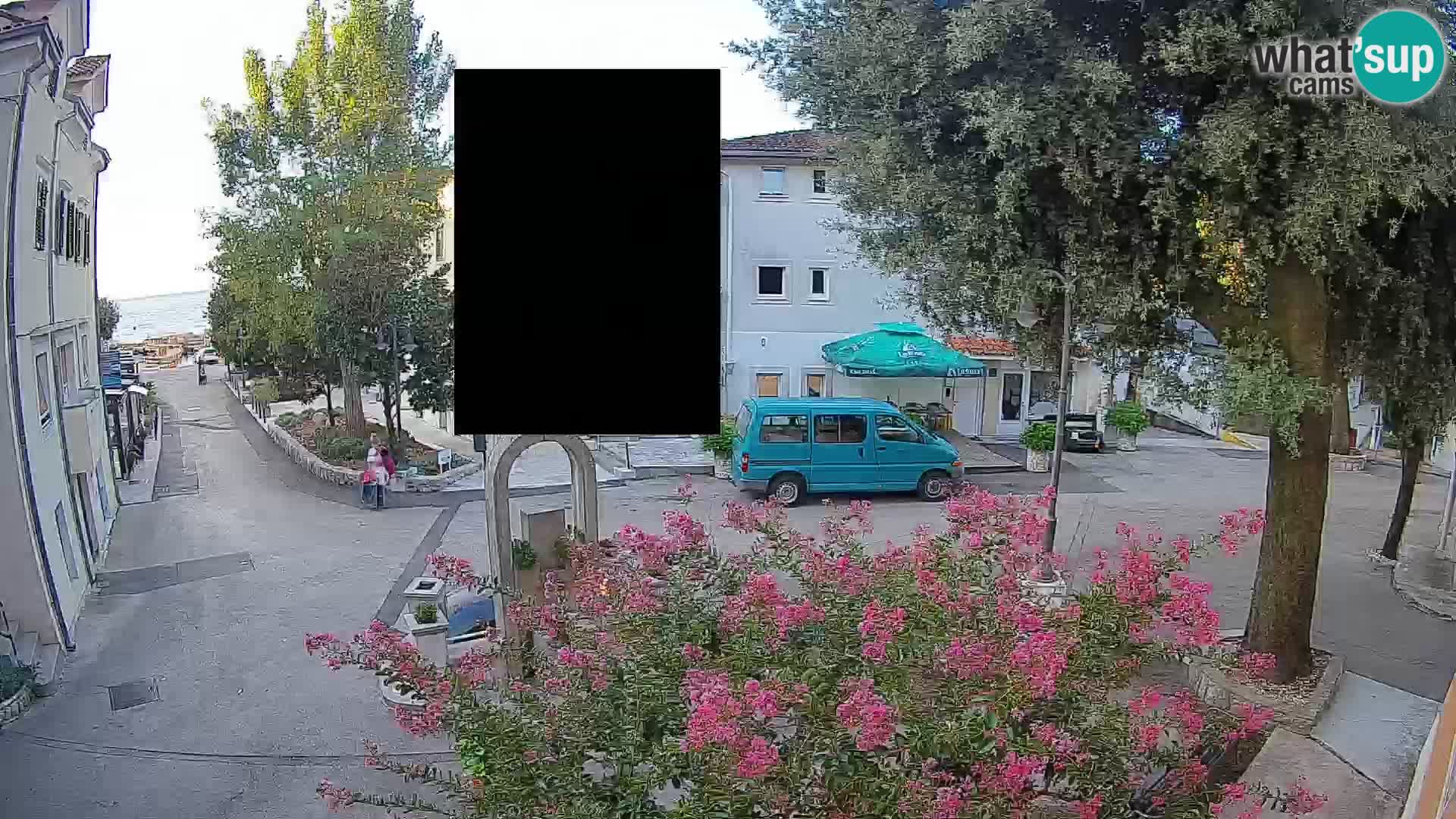 Webcam Centro Draga di Moschiena – Vista live sul centro