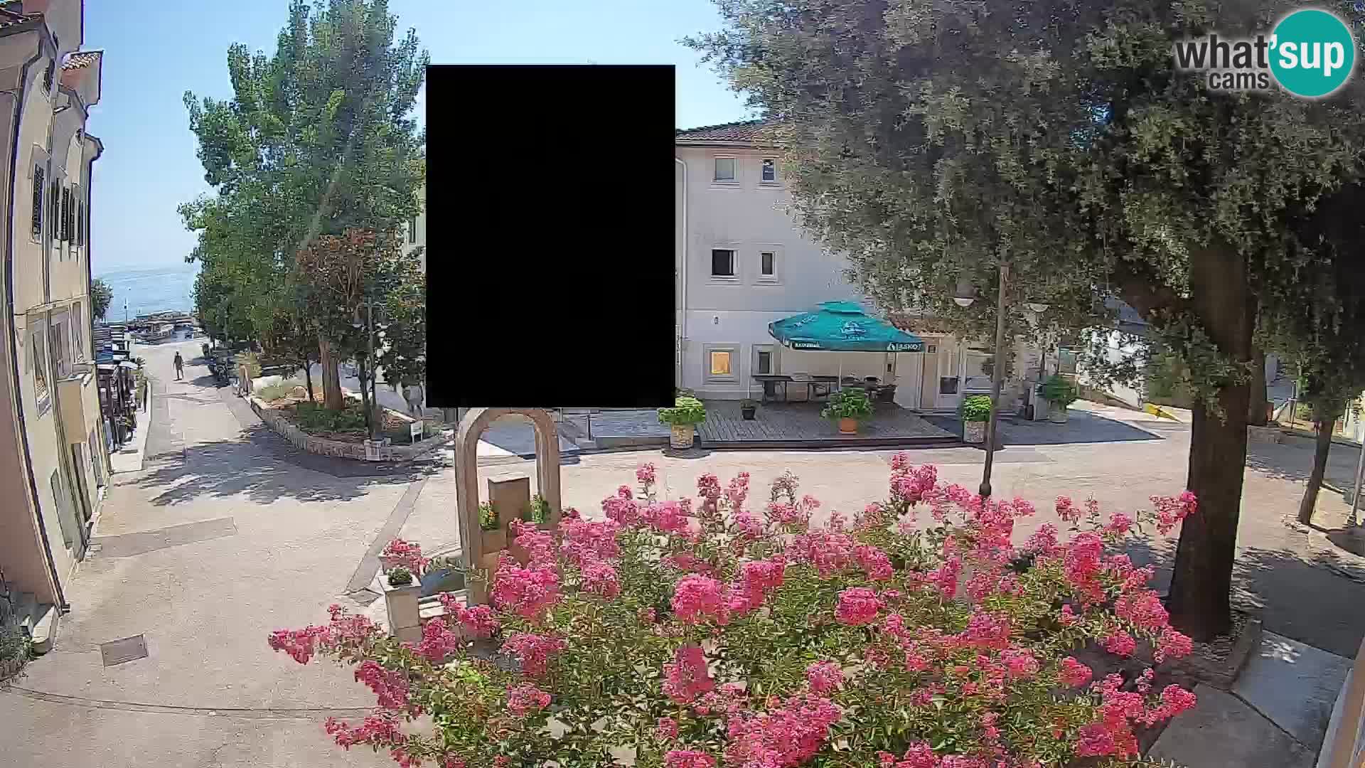 Webcam Mošćenička Draga Zentrum – Liveblick auf das Ortszentrum