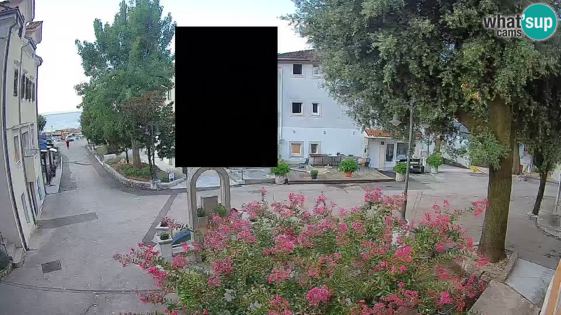 Webcam centre de Mošćenička Draga – Vue en direct du centre-ville