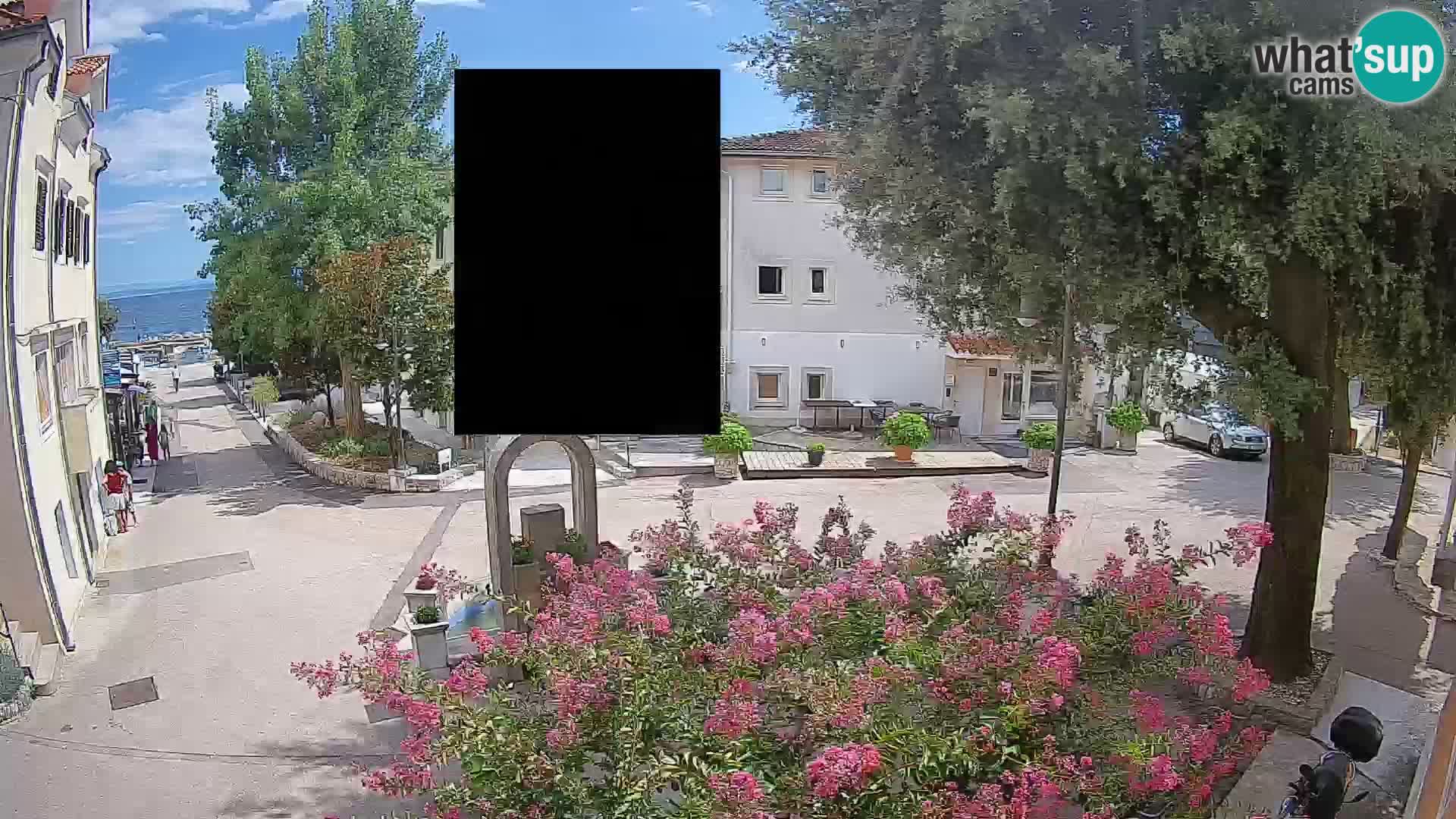Webcam Mošćenička Draga Zentrum – Liveblick auf das Ortszentrum